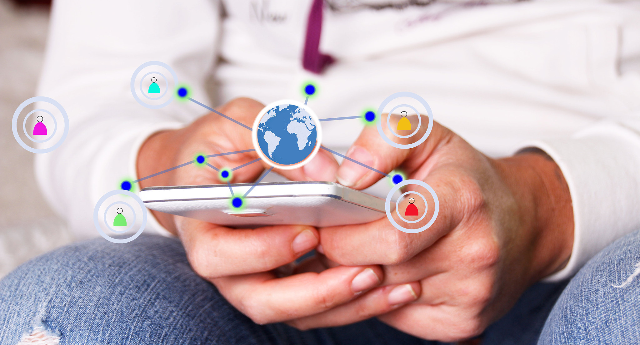 communication, social media and data volume