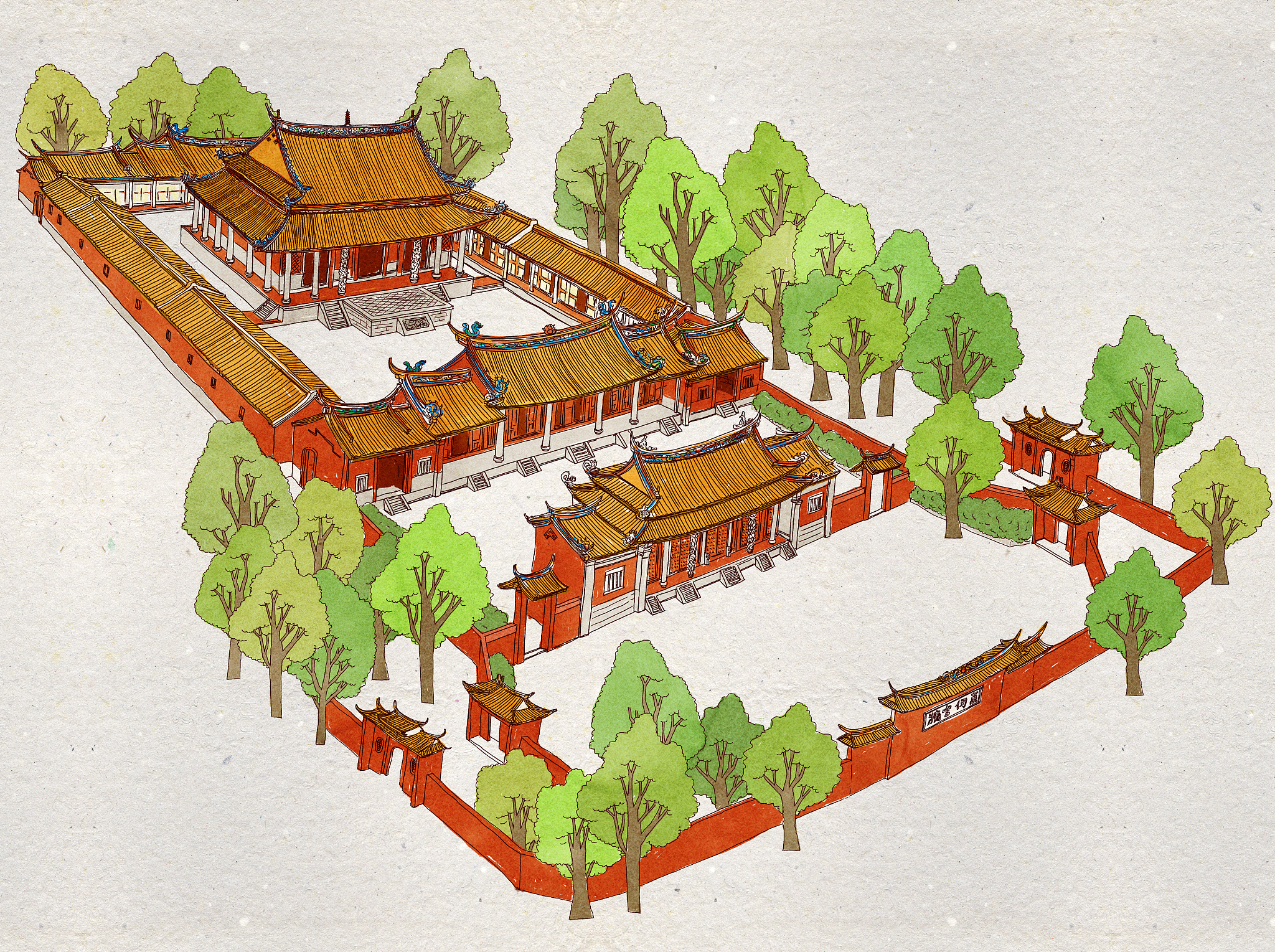 The Chinese imperial and religious architectures share lots of similarities why are traditional gardens much more different What are the possible reasons for its uniqueness