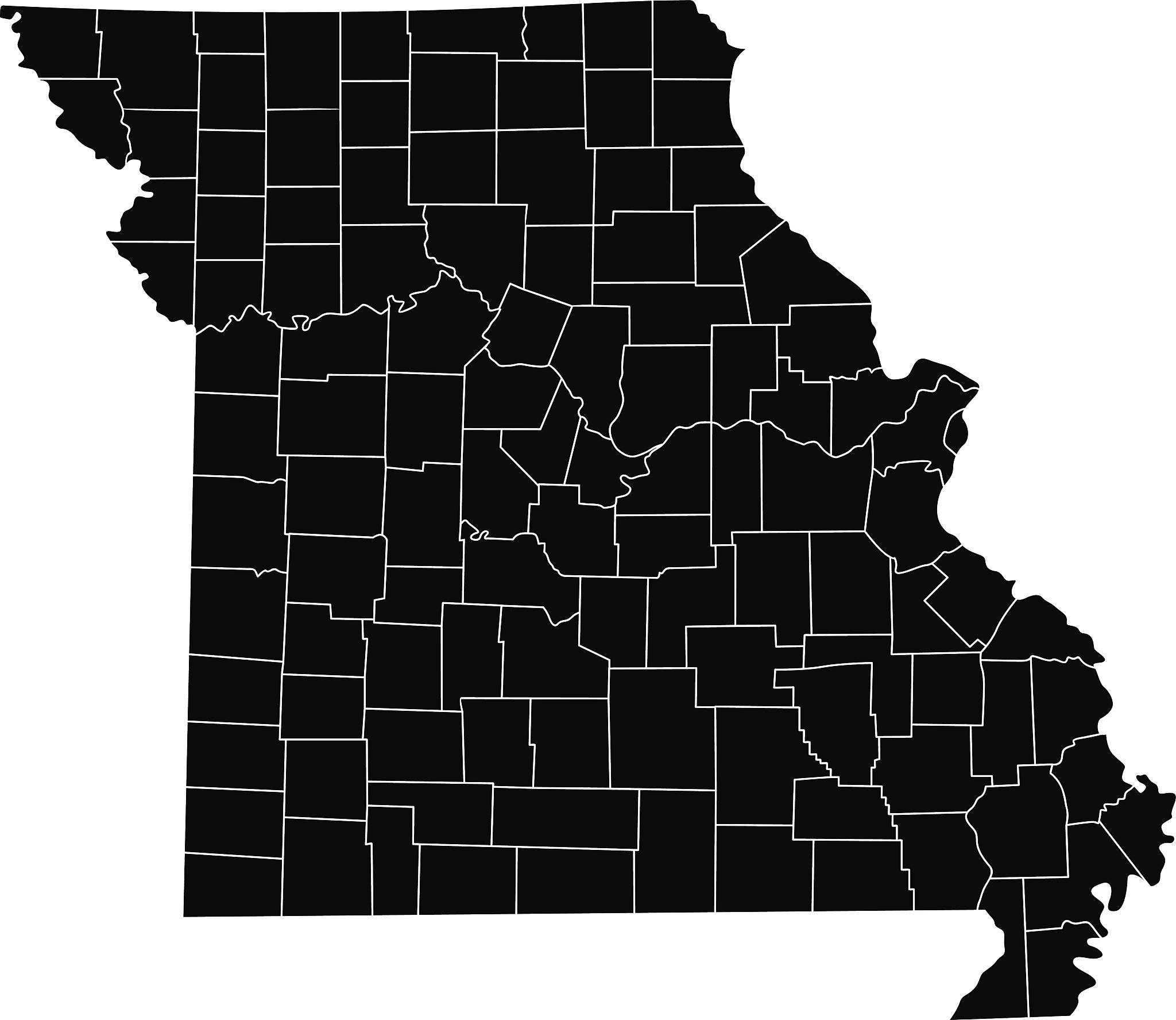 map of missouri