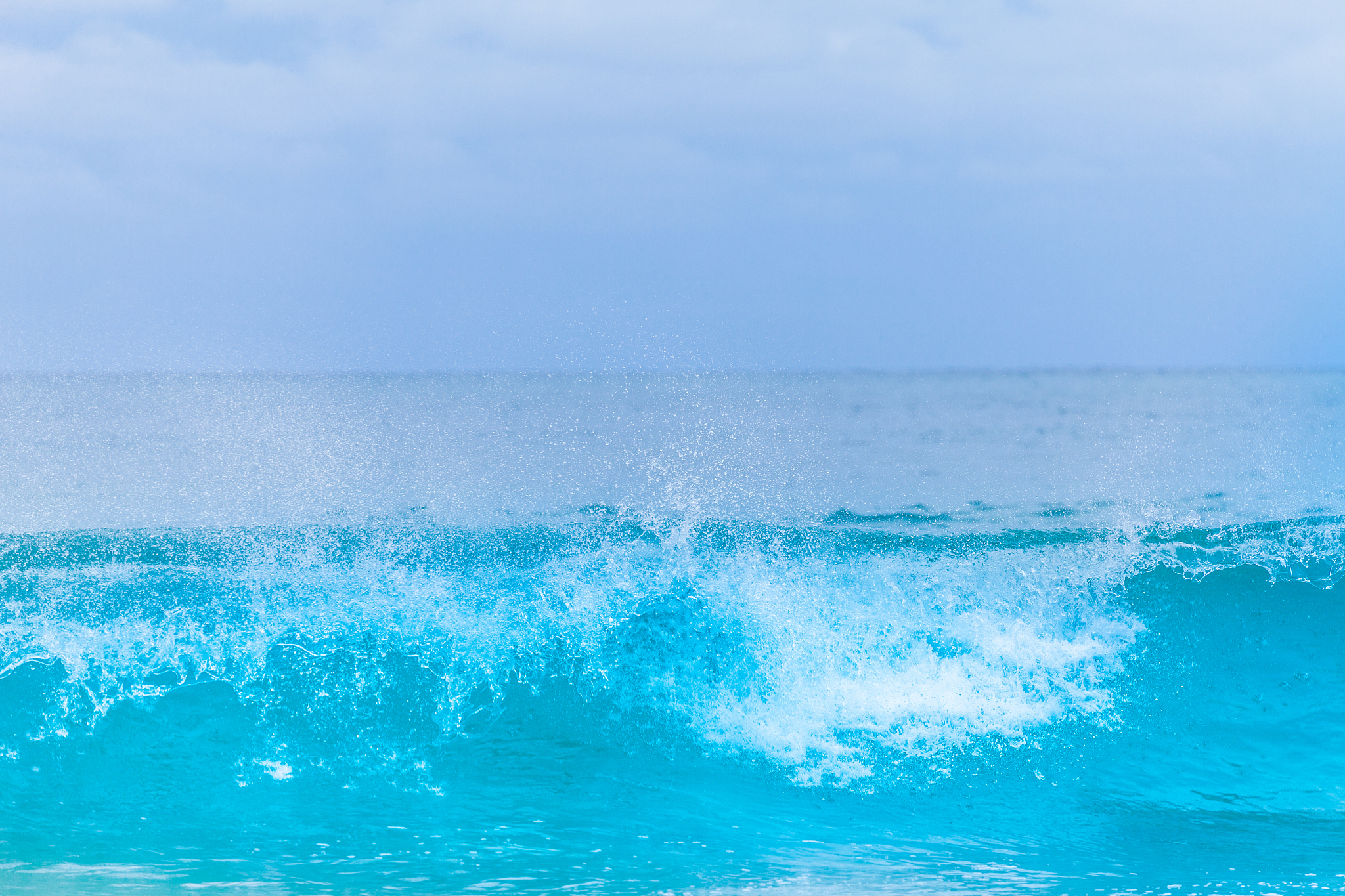 big wave in nai harn beach"n