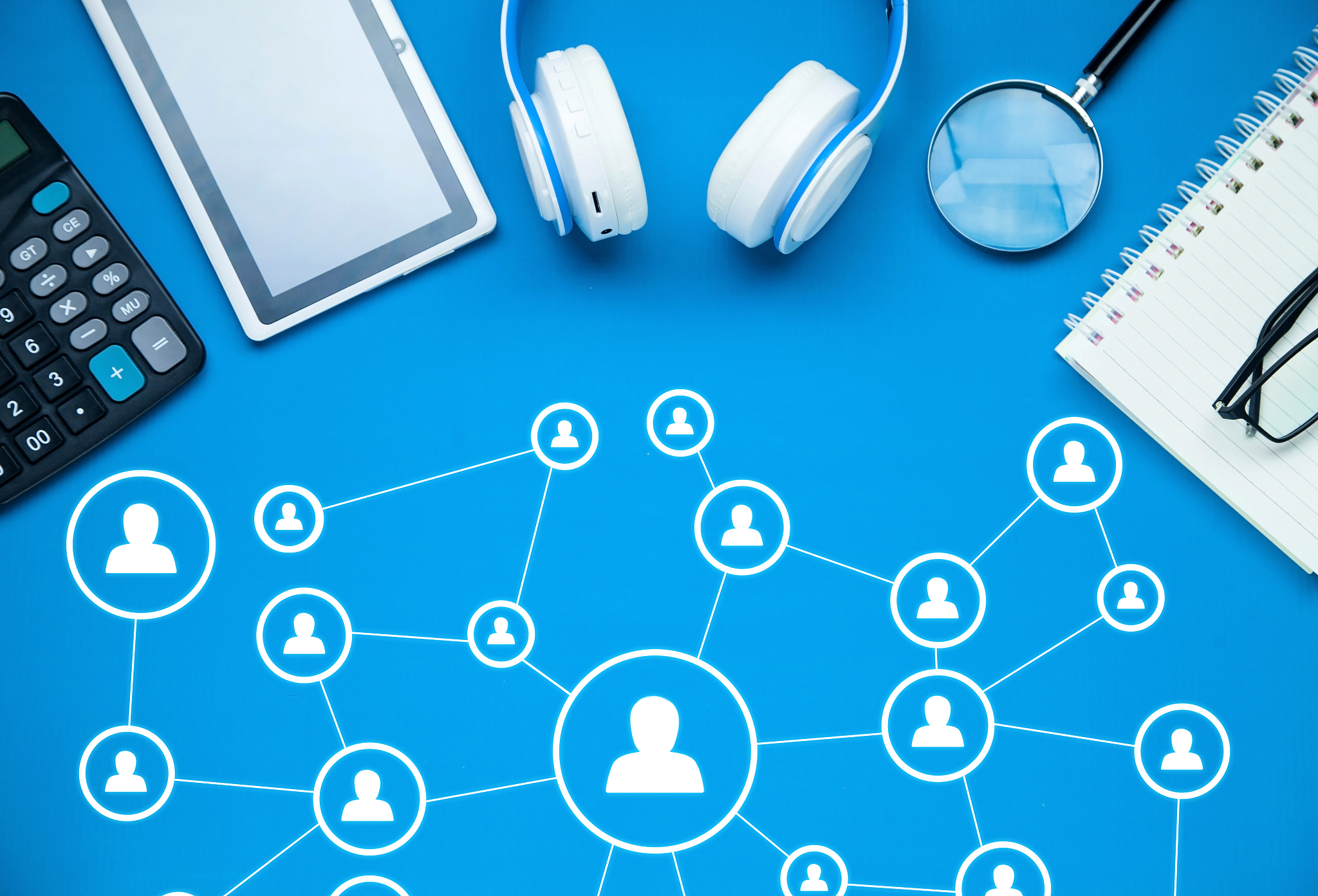 network connection and social network.