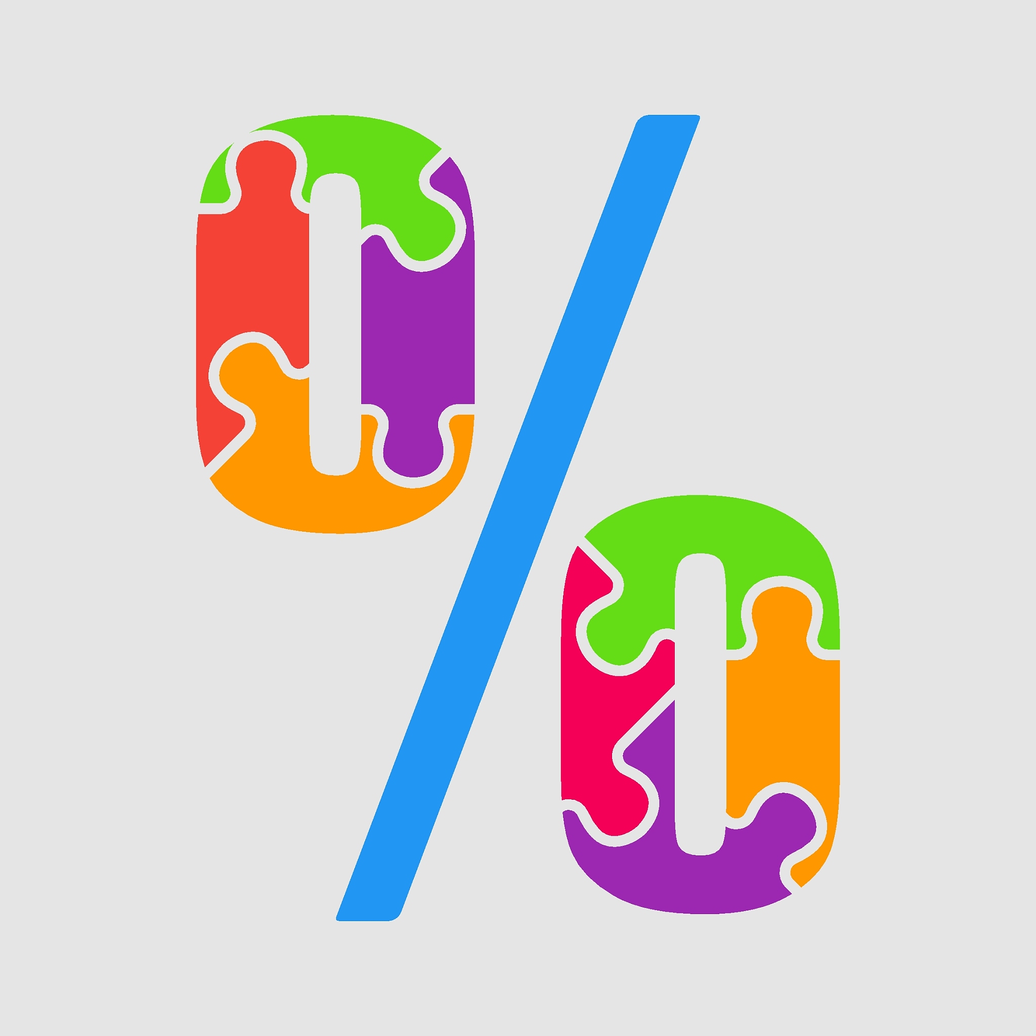 vector puzzle jigsaw pieces sign commercial percent.