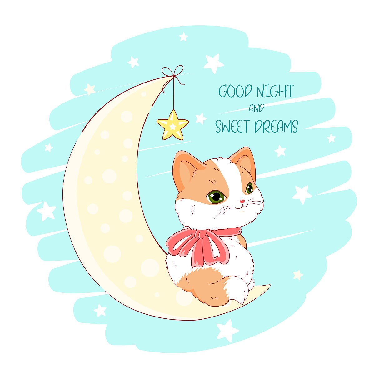 宝宝晚安温馨祝福语 -  祝宝贝好梦甜甜