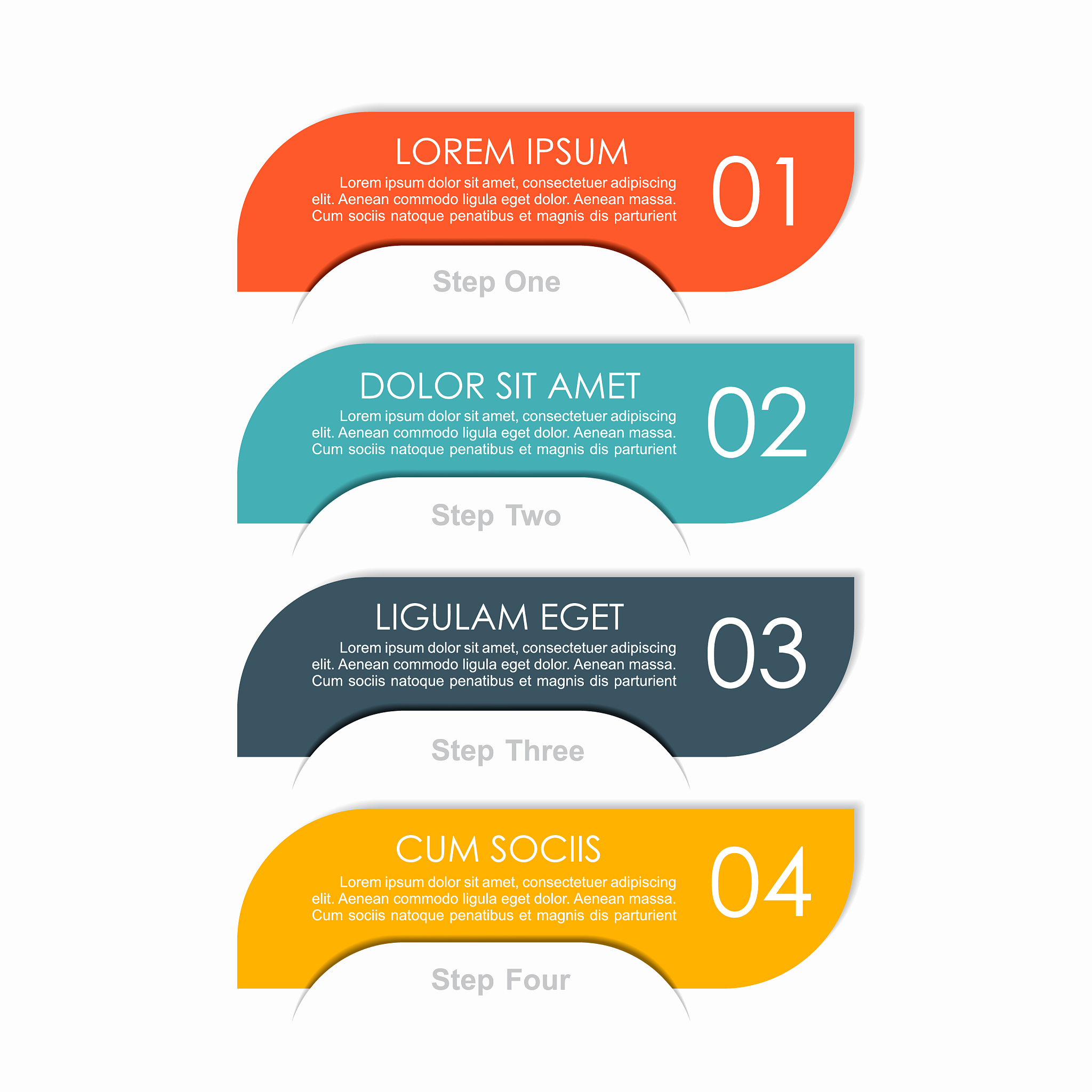 infographic design template with place for your