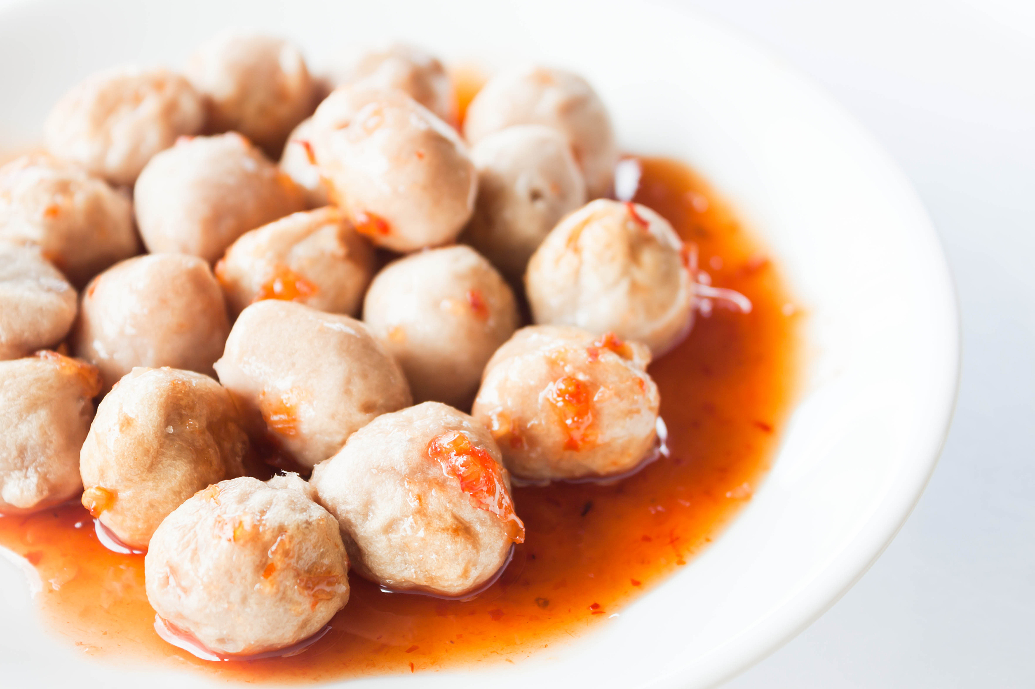 mini pork balls