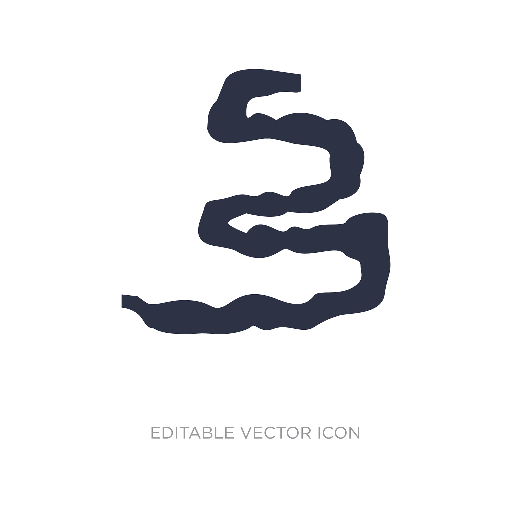 icon on white background simple element from