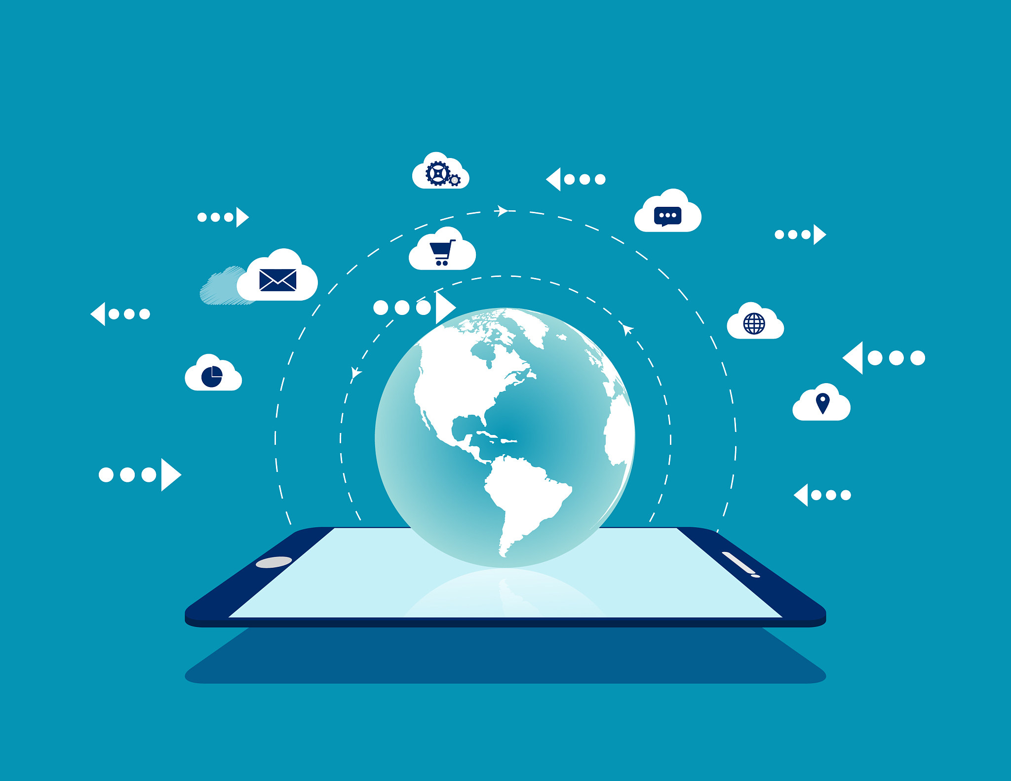 cloud computing technology concept business