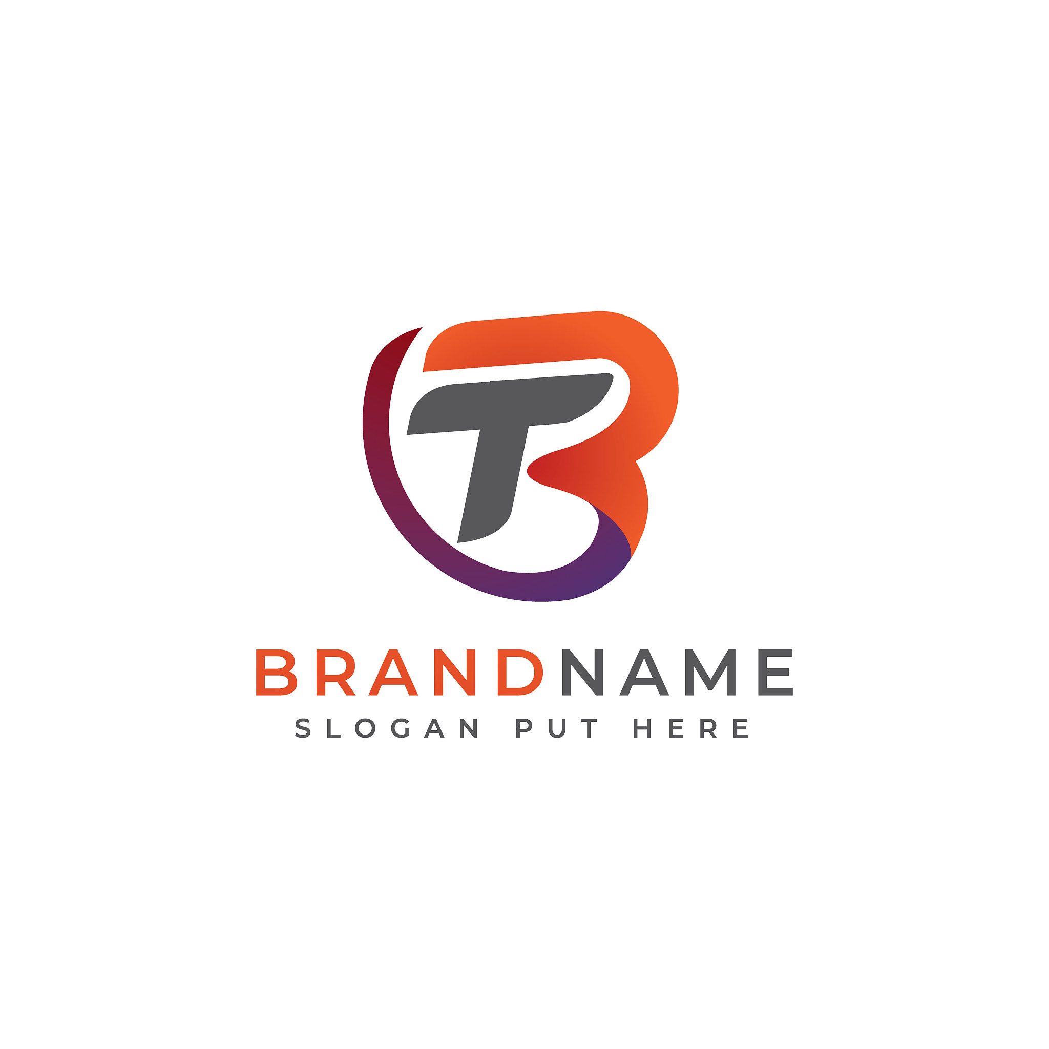 creative & modern tb letter logo design template vector eps