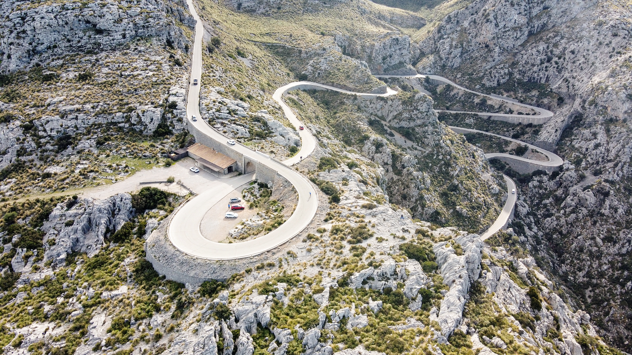 sa calobra - aerial view