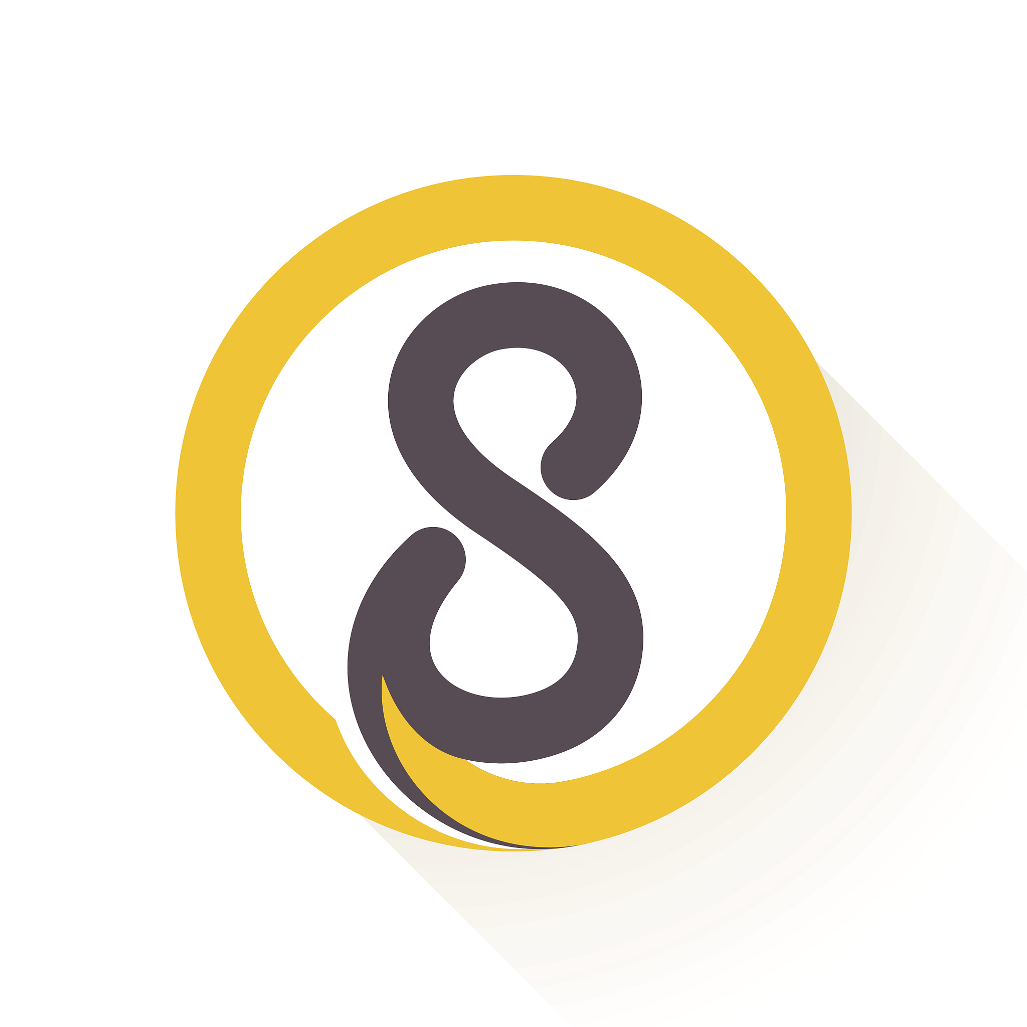 number eight icon in circle.