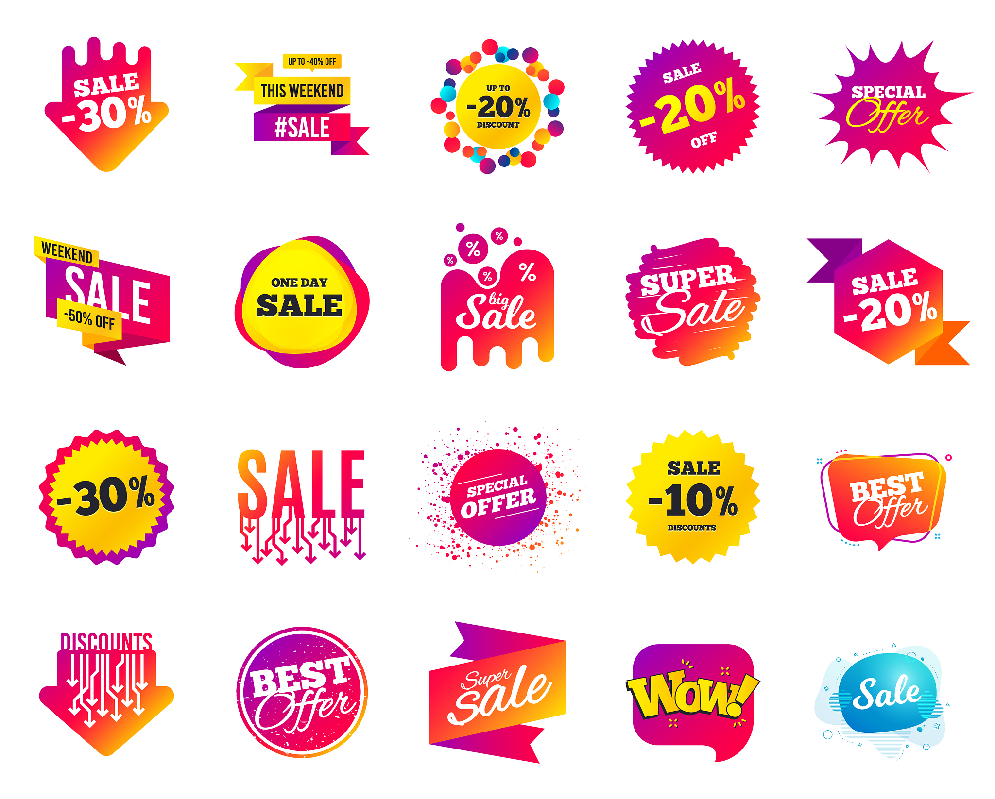 sale banner special offer template tags cyber