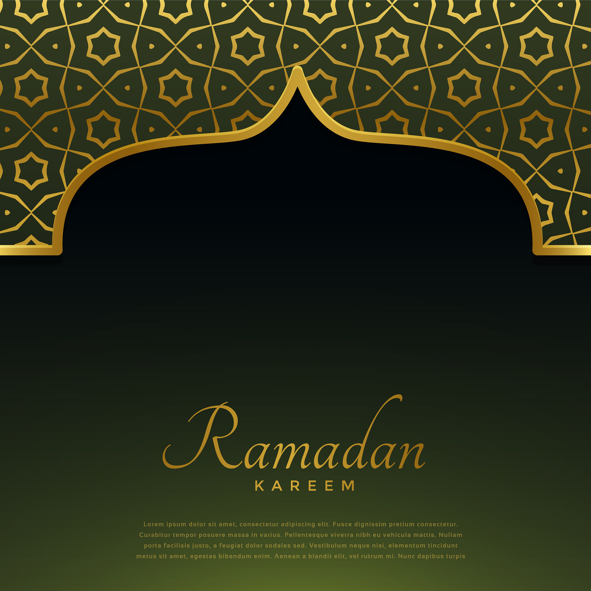 两张黑金古兰经图案帆布海报 - 德语伊斯兰墙壁装饰