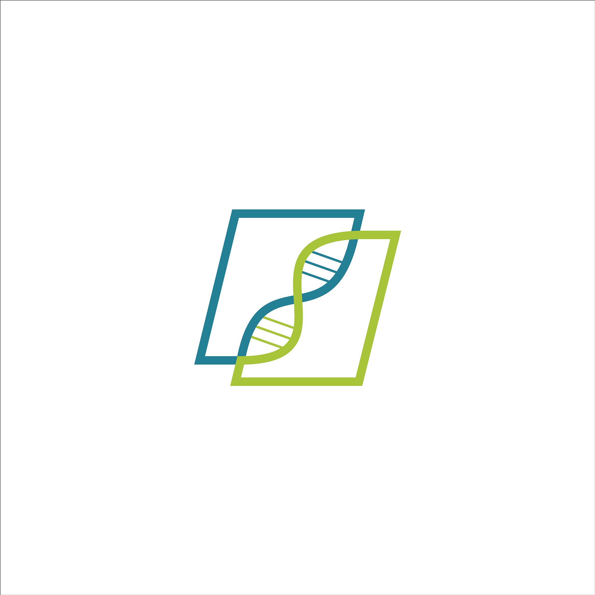 dna helix logo template genetics design