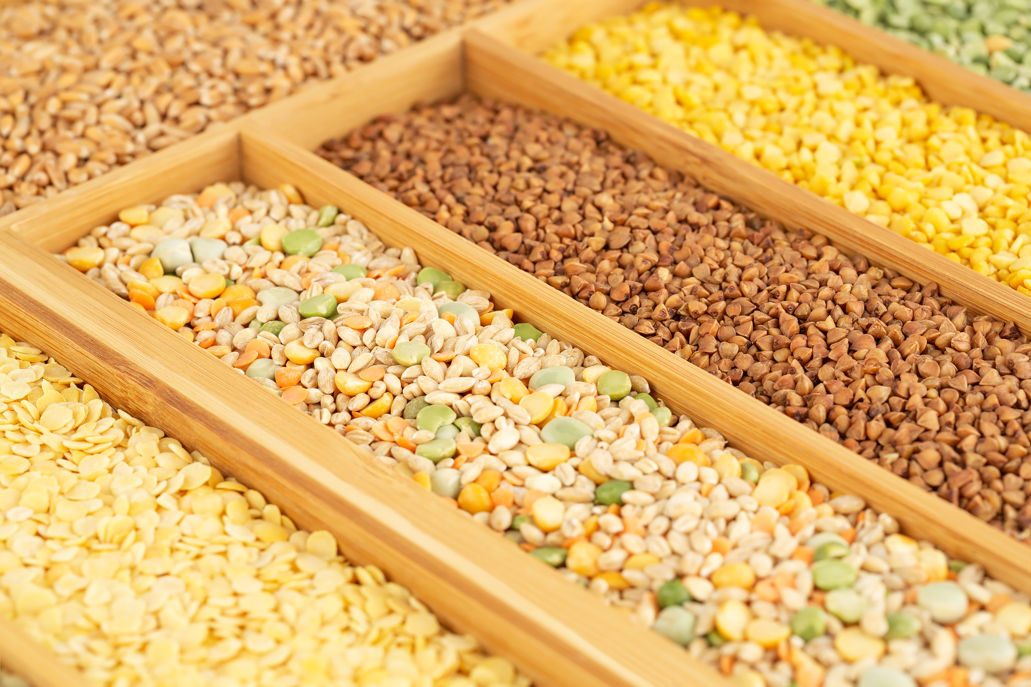 the collection of different groats