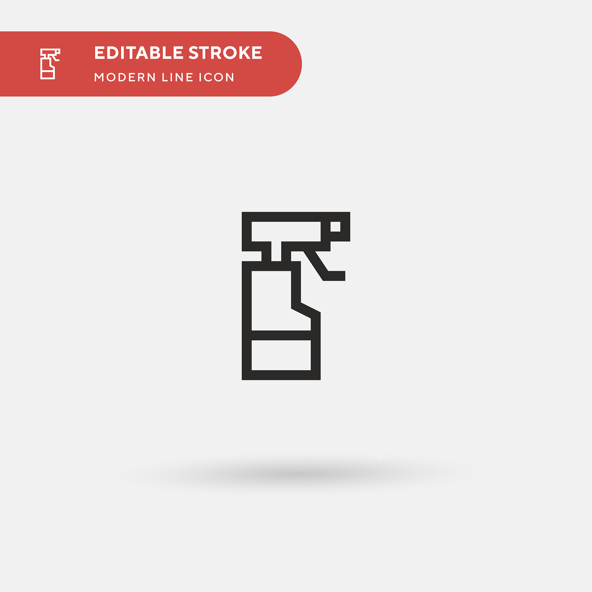 spray simple icon symbol