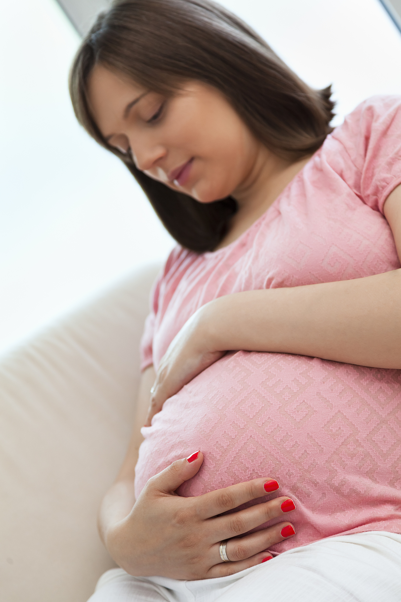 pregnant young woman
