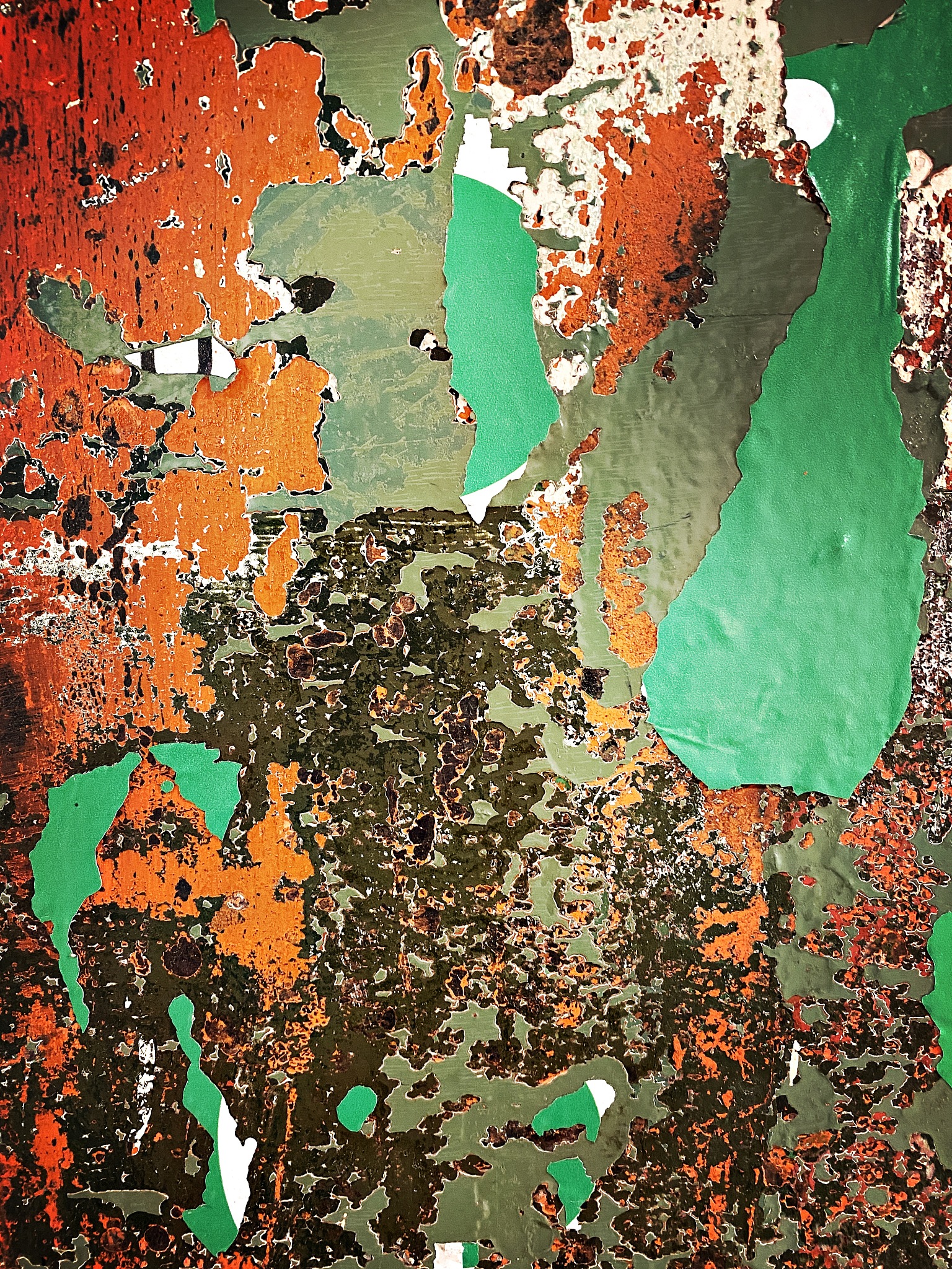 worn and weathered textured walls