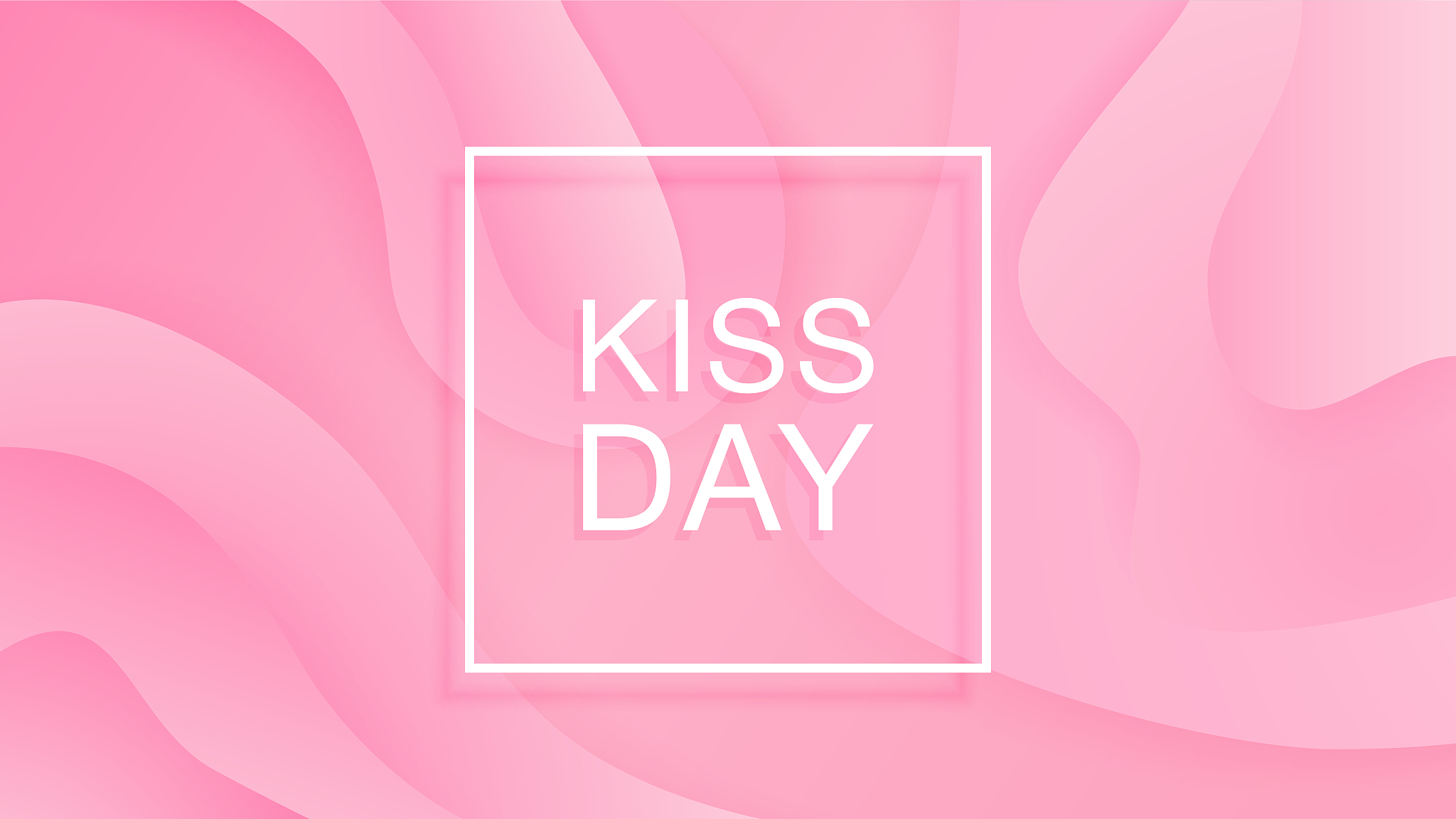 happy world kissing day 6 july vector banner