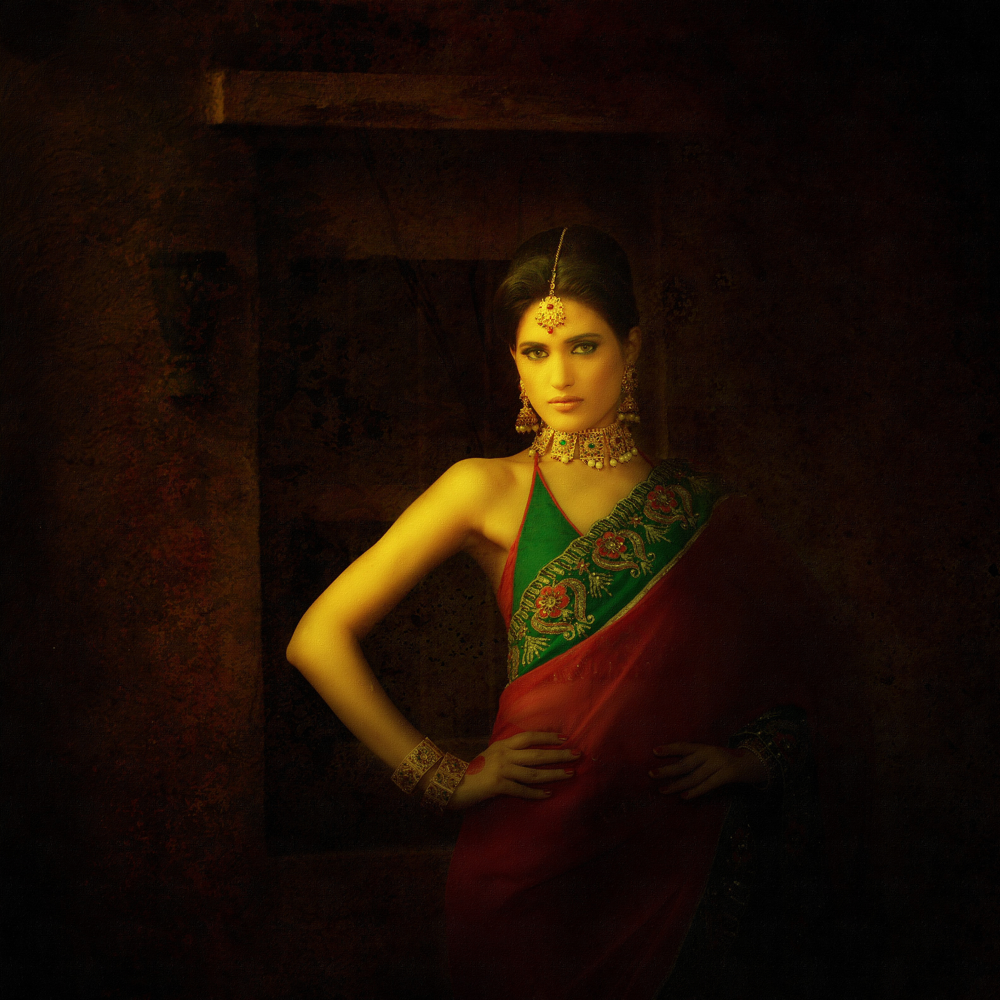 柯蒂斯摄影作品：神秘的瓦尔皮少女