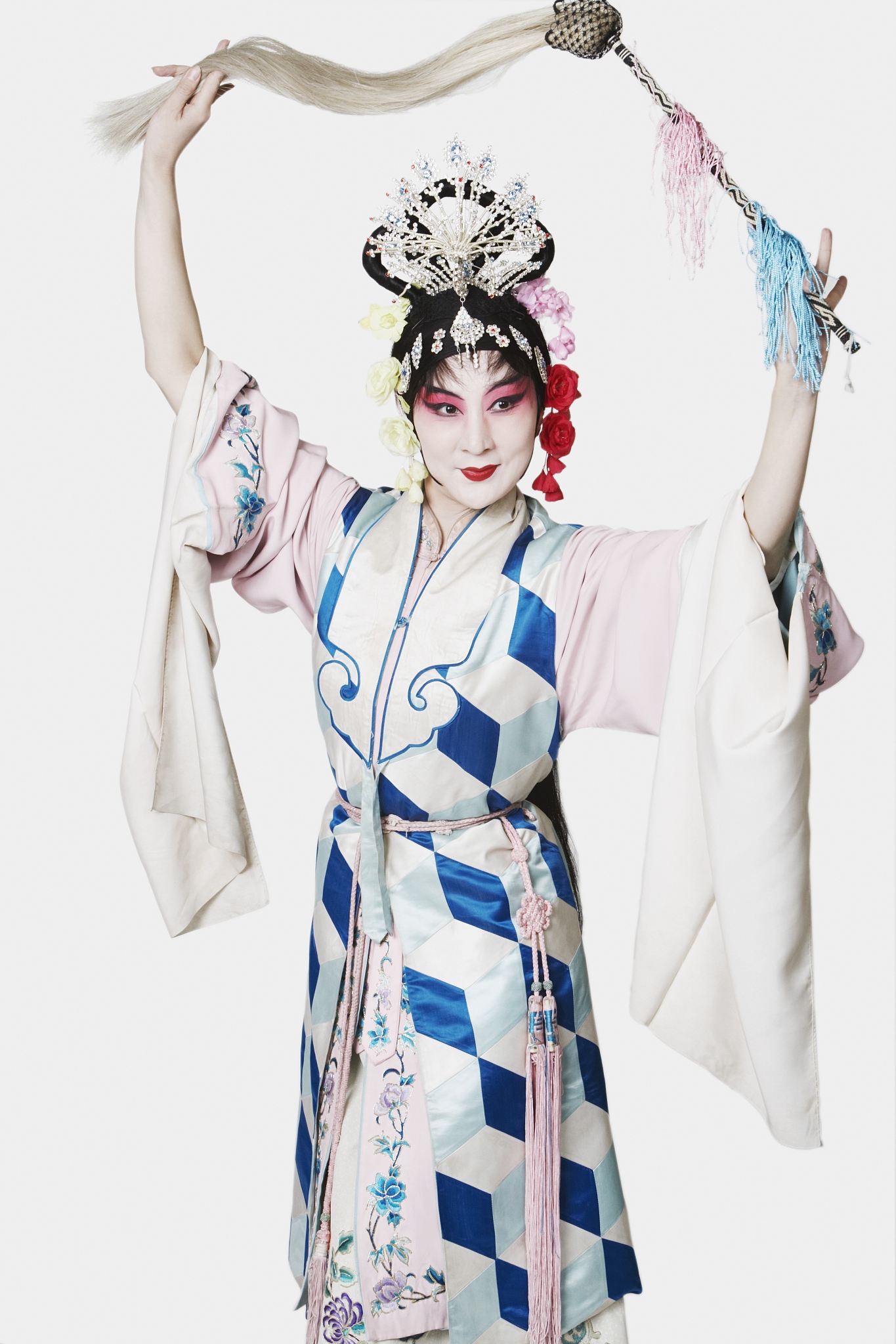 mature woman wearing traditional clothing