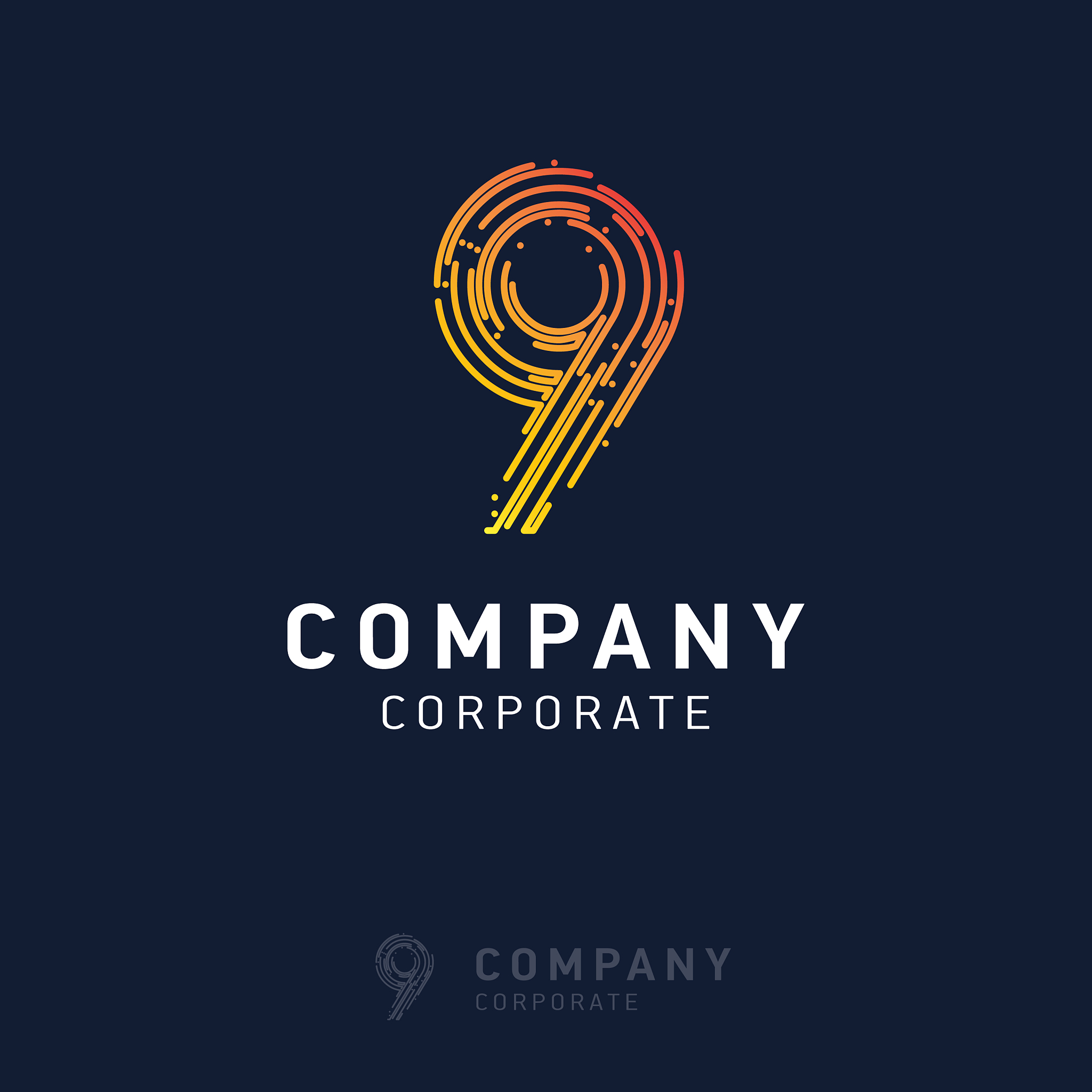 9 company logo design
