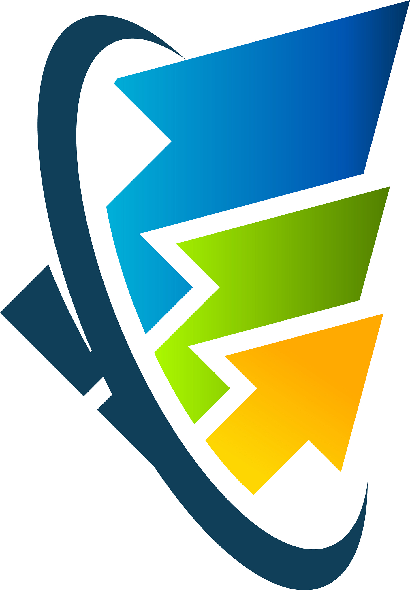 swoosh arrow logo icon