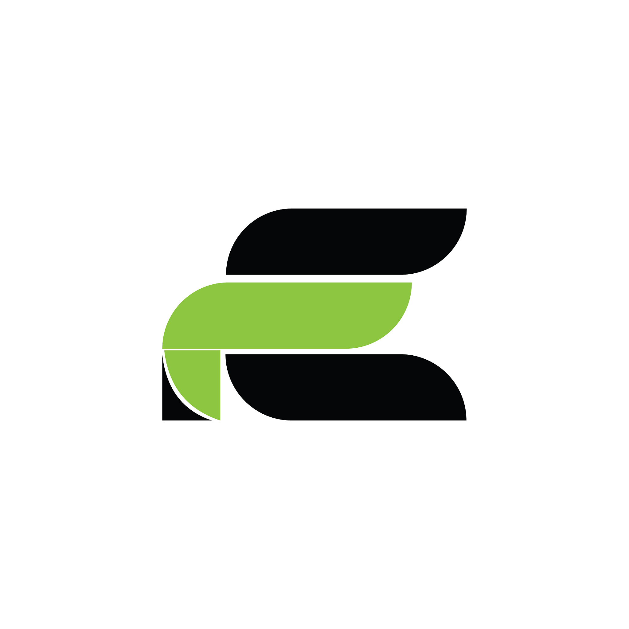 initial letter ei or ie logo design template