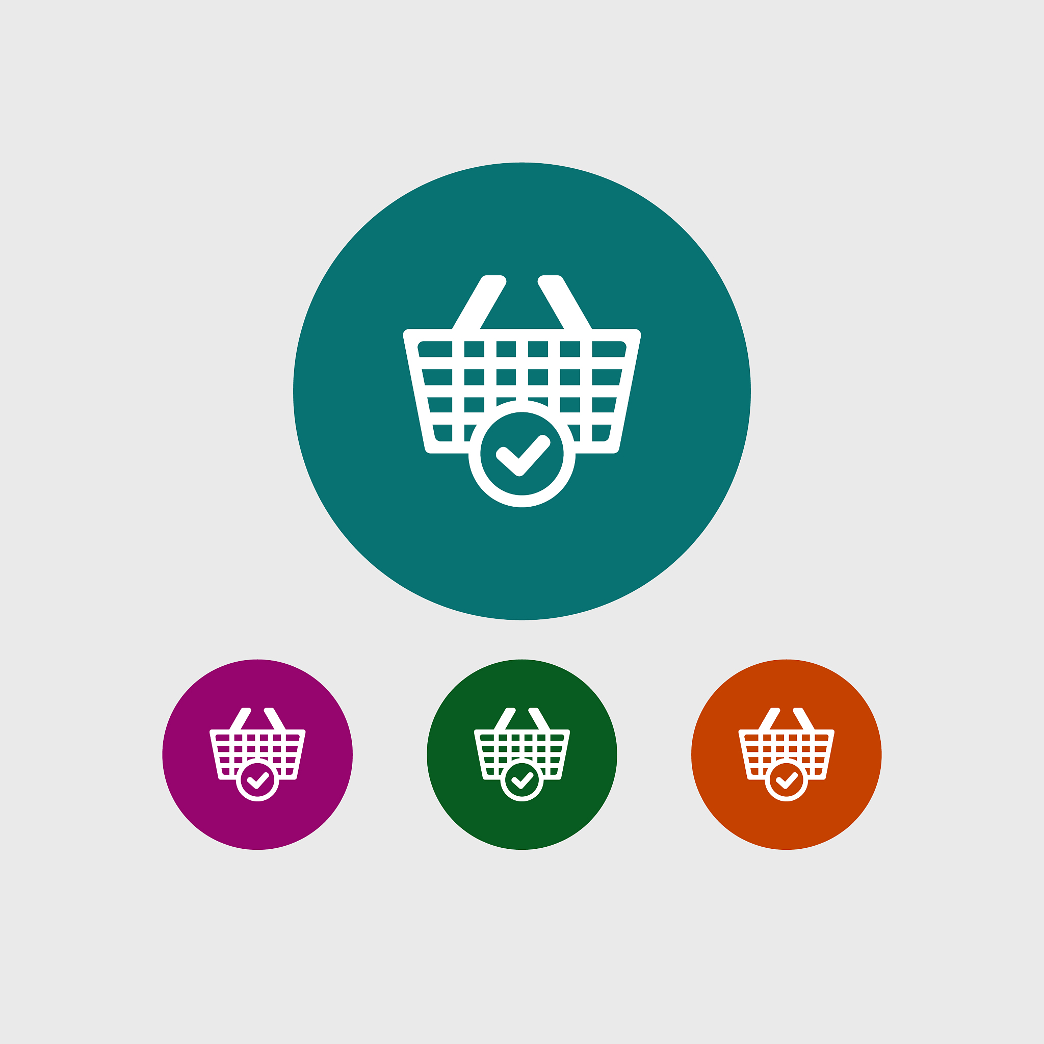 cart icon online shopping simple