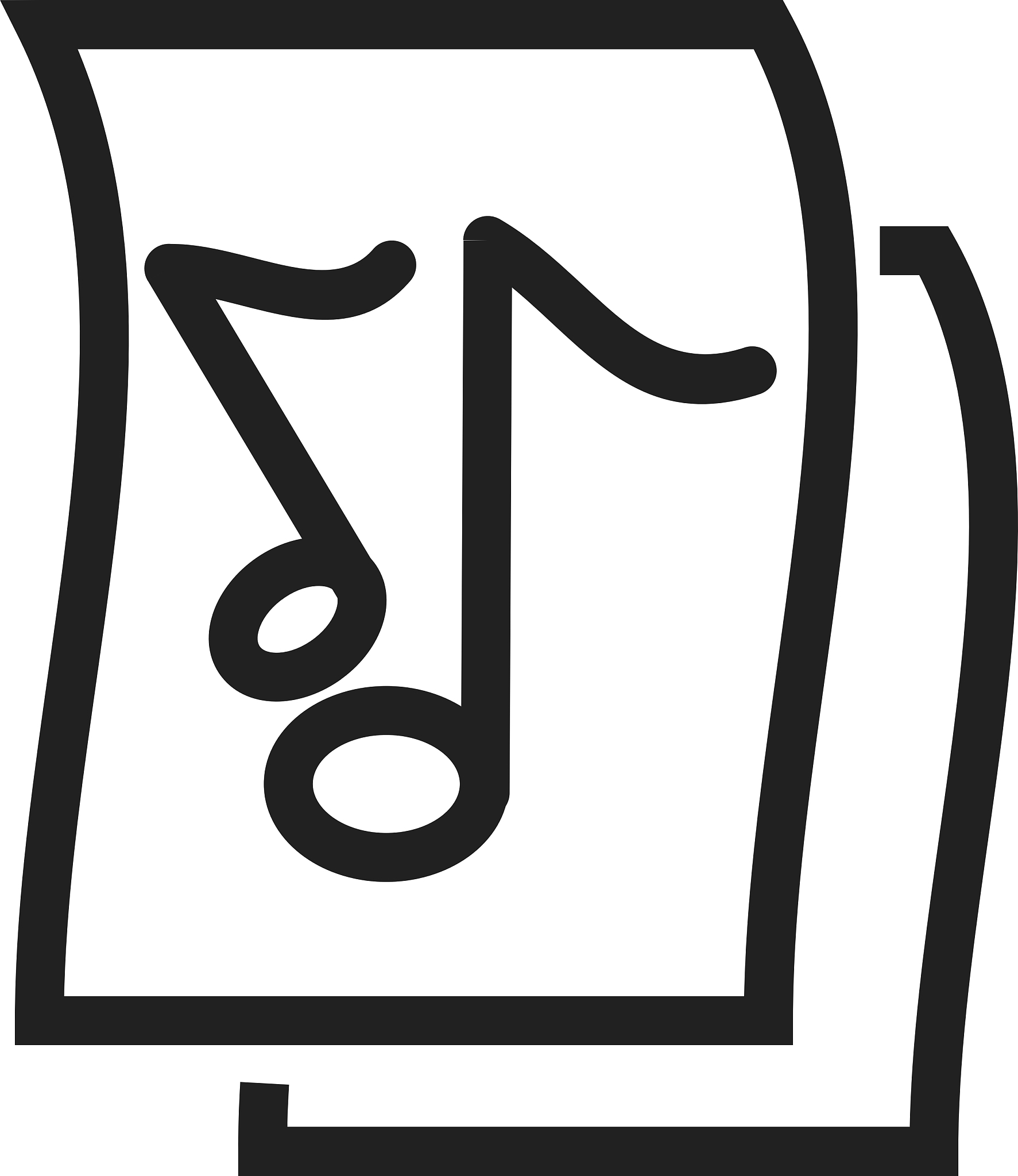 music on paper