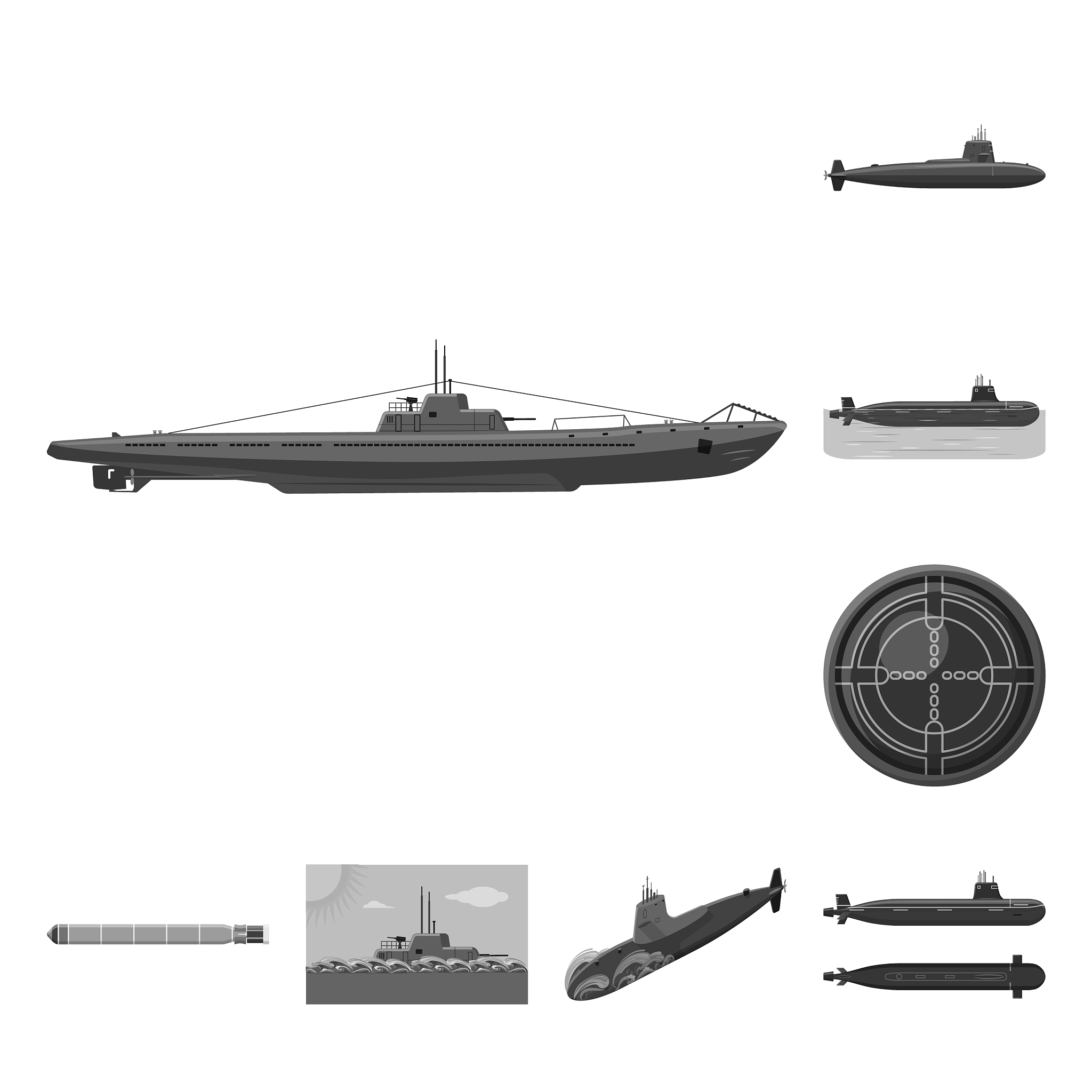 design of army and deep logo set of army