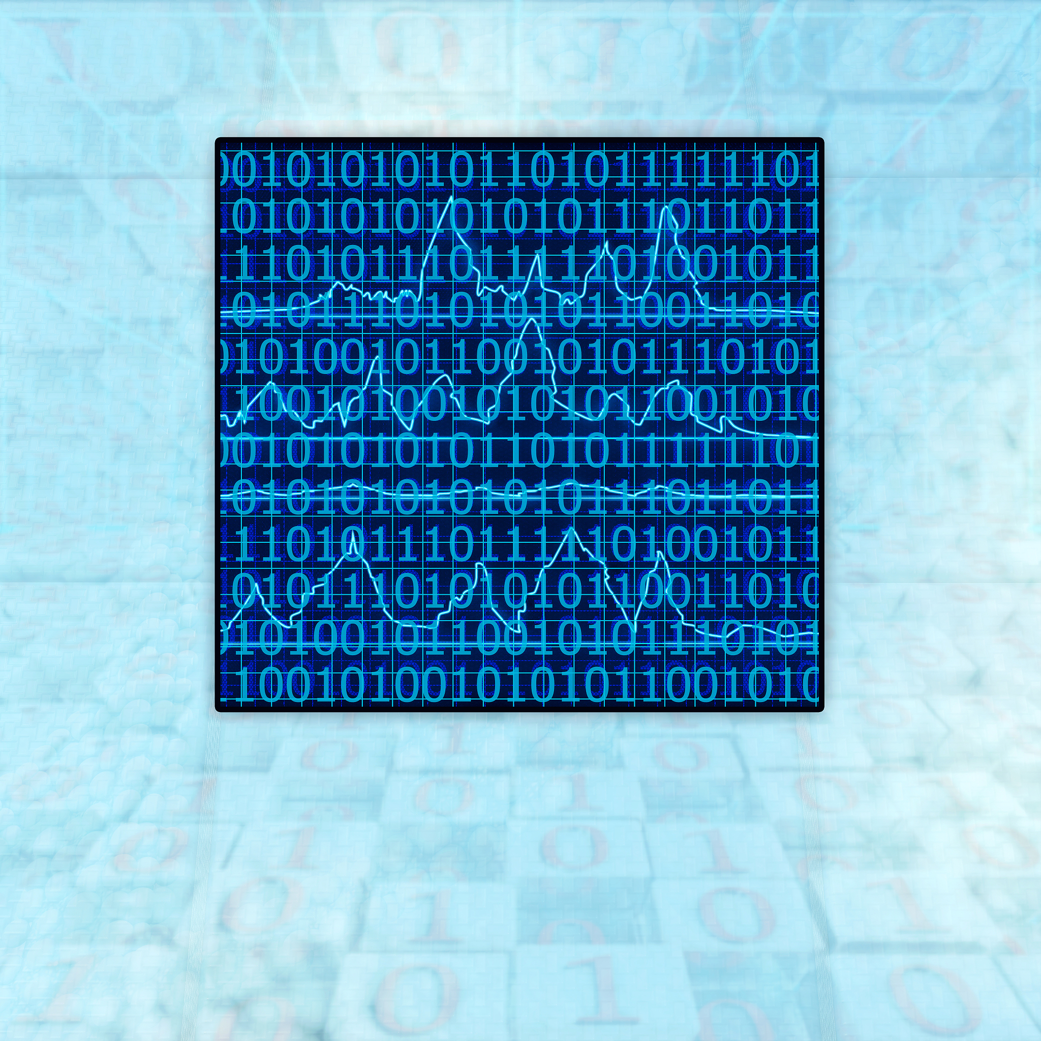 statistics - 3d rendered illustration