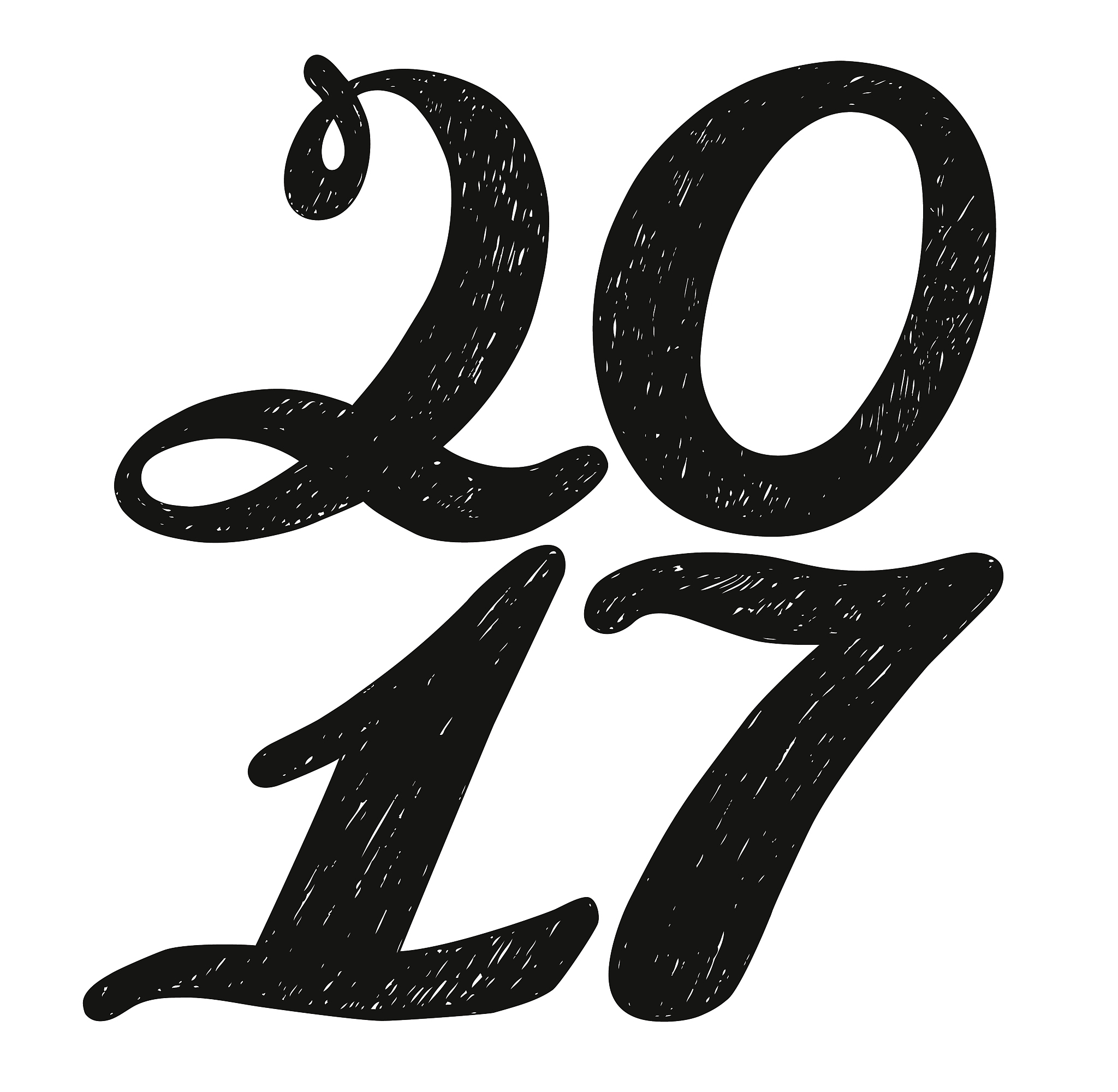 2017 numbers for quote lettering.
