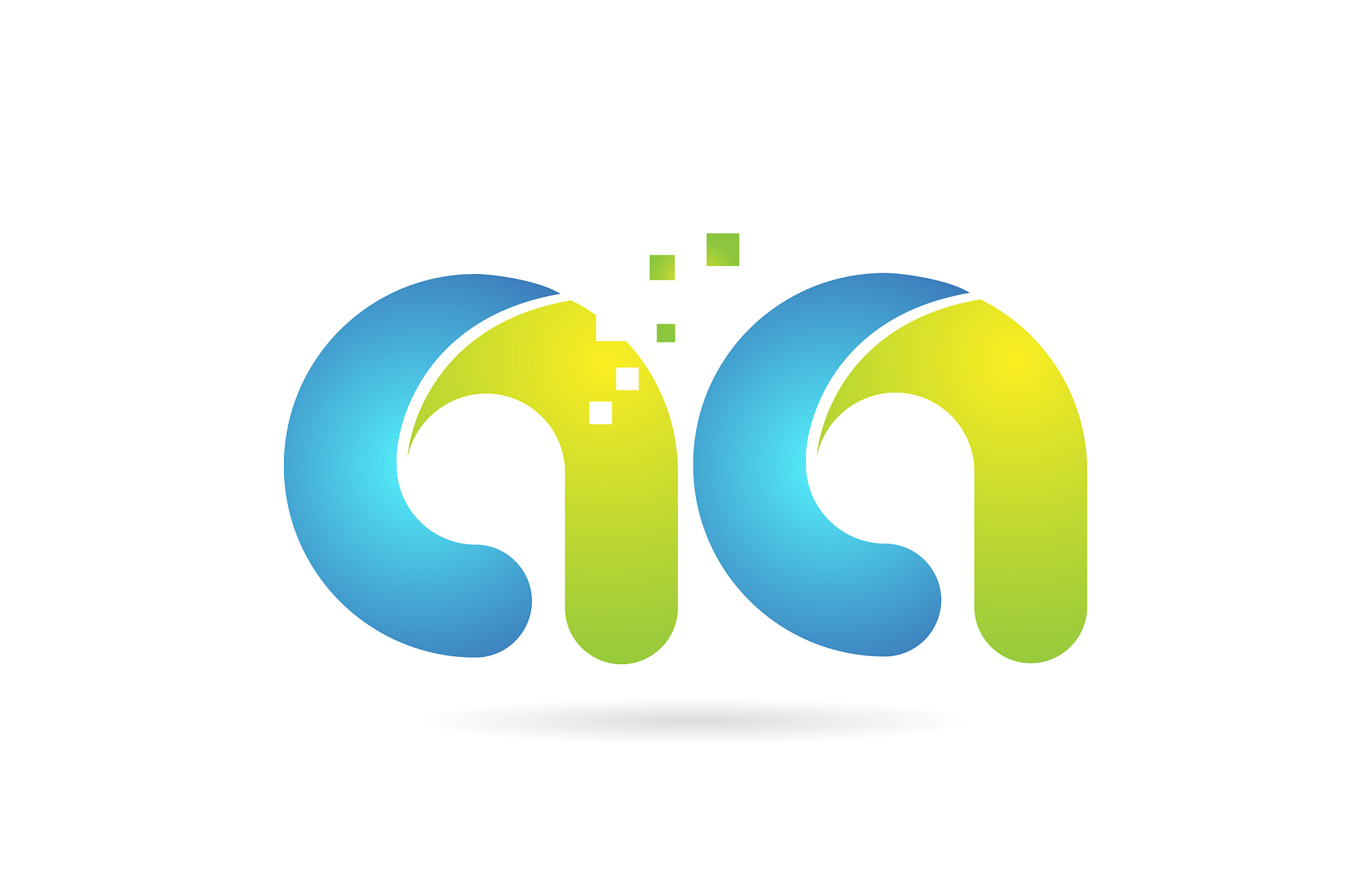 aa a a blue green combination alphabet letter