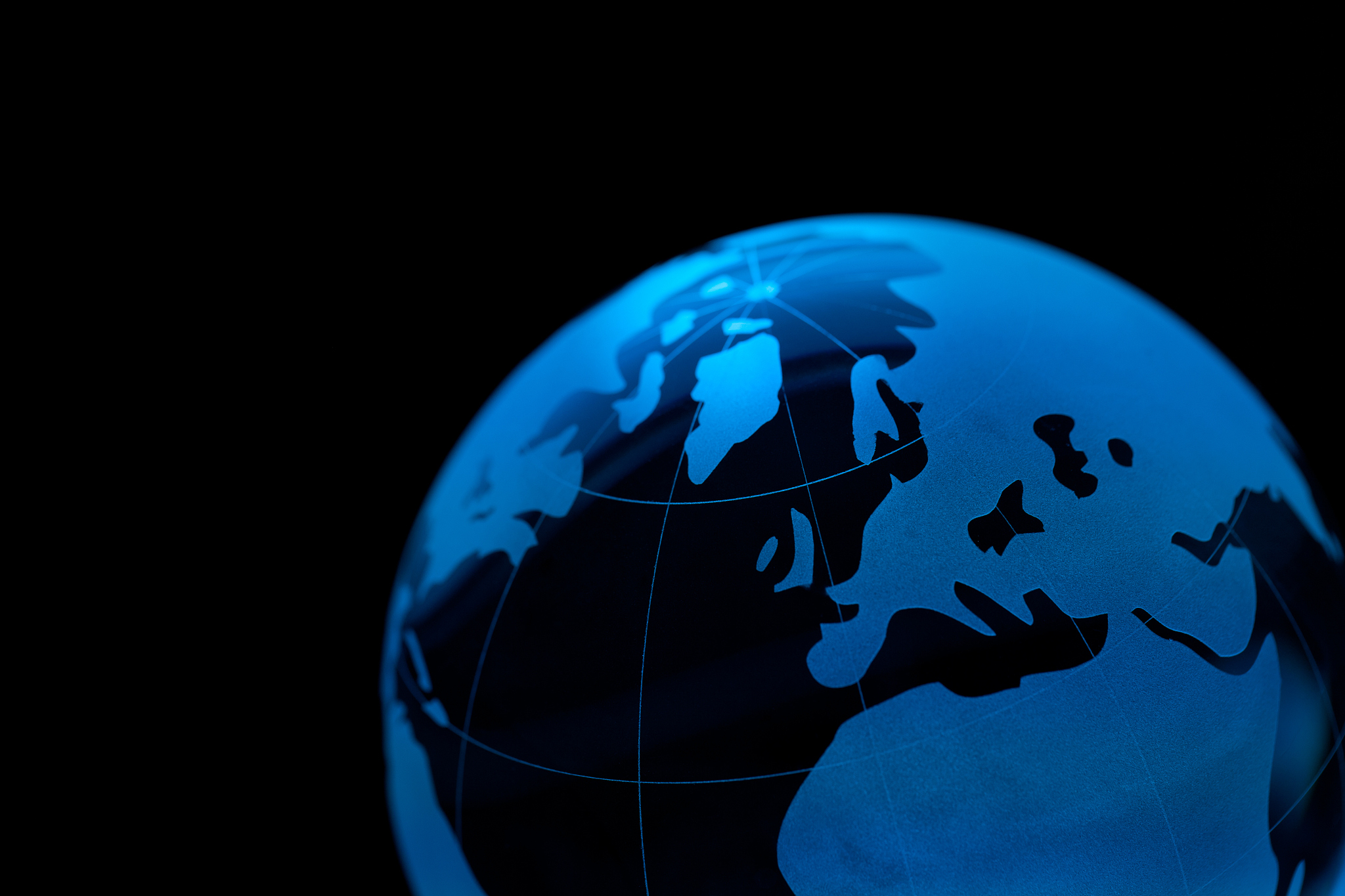blue world globe