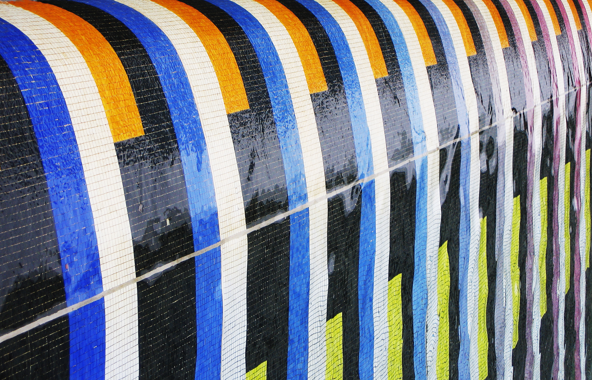 colorful fountain