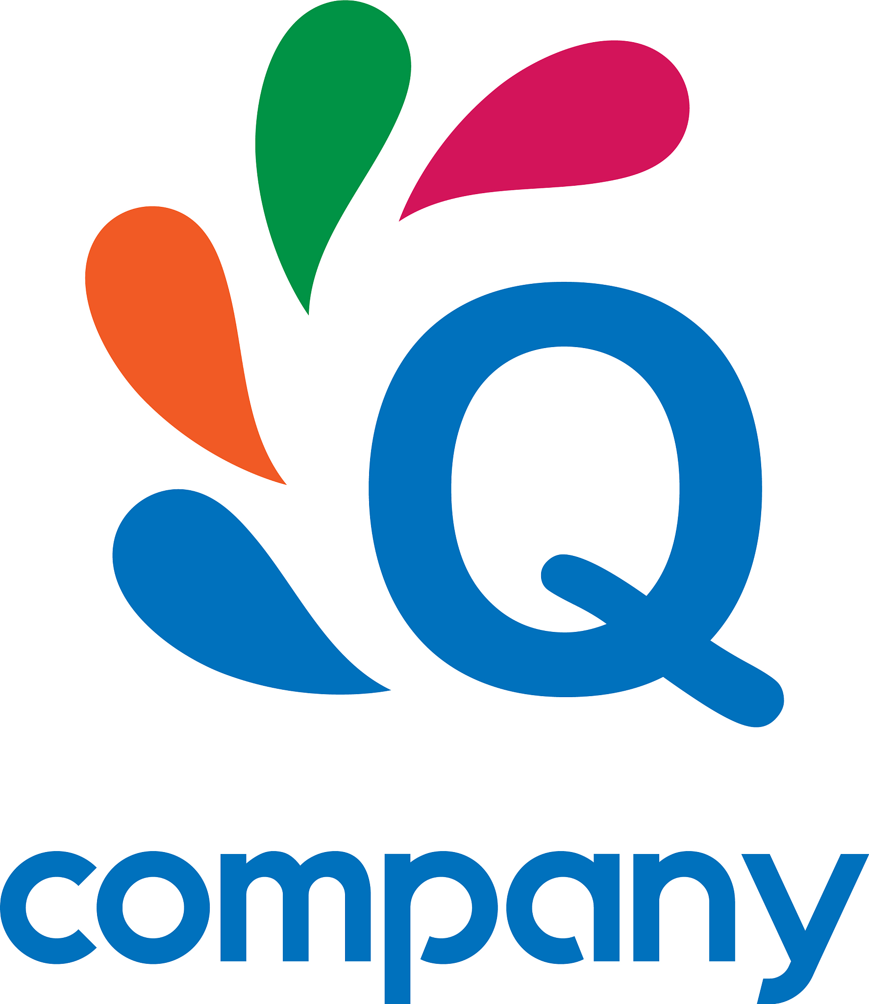 品牌名称,英文字母<strong>q</strong>,分离着色,白色,创造力,商务,文字,概念,字母,设计