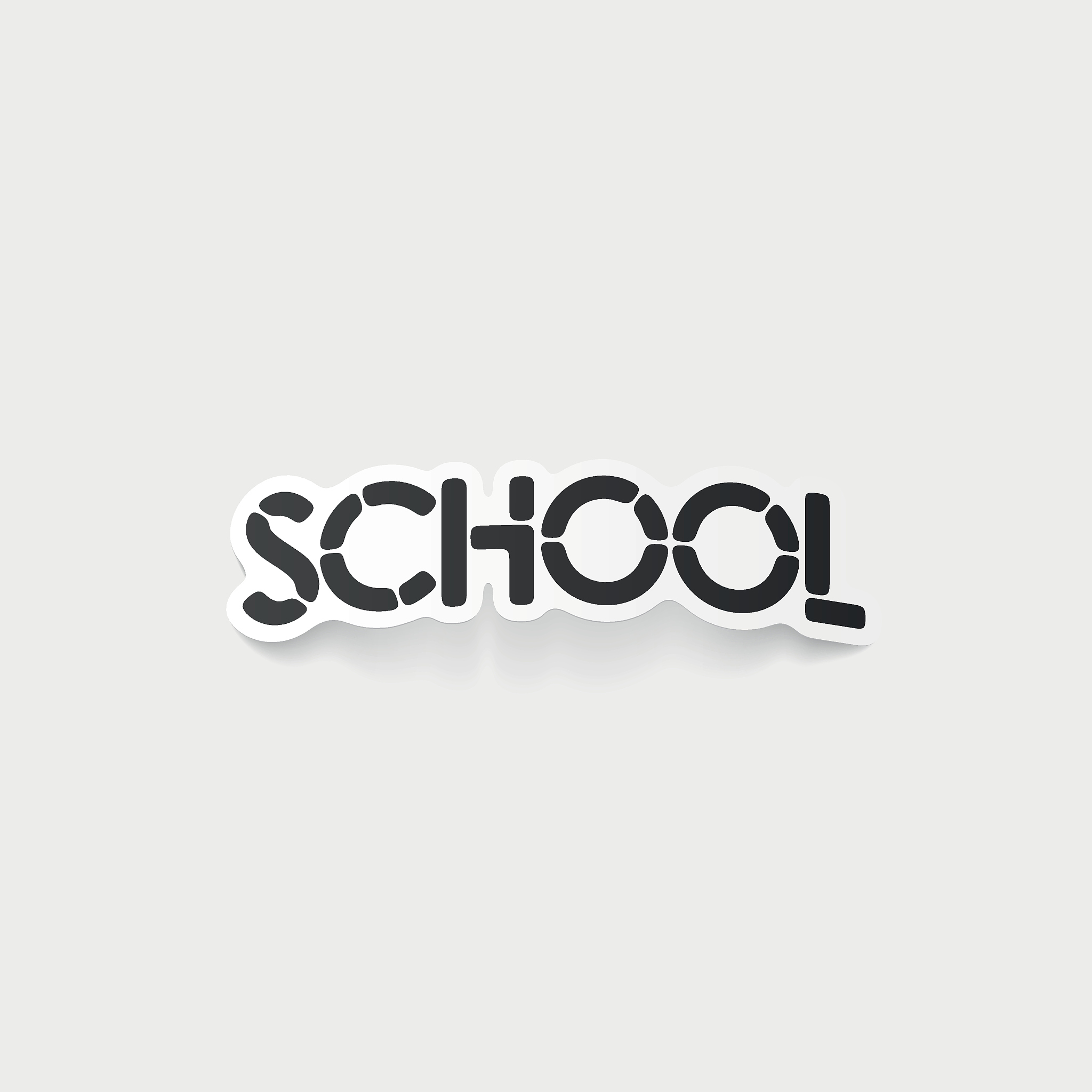 realistic design element: school