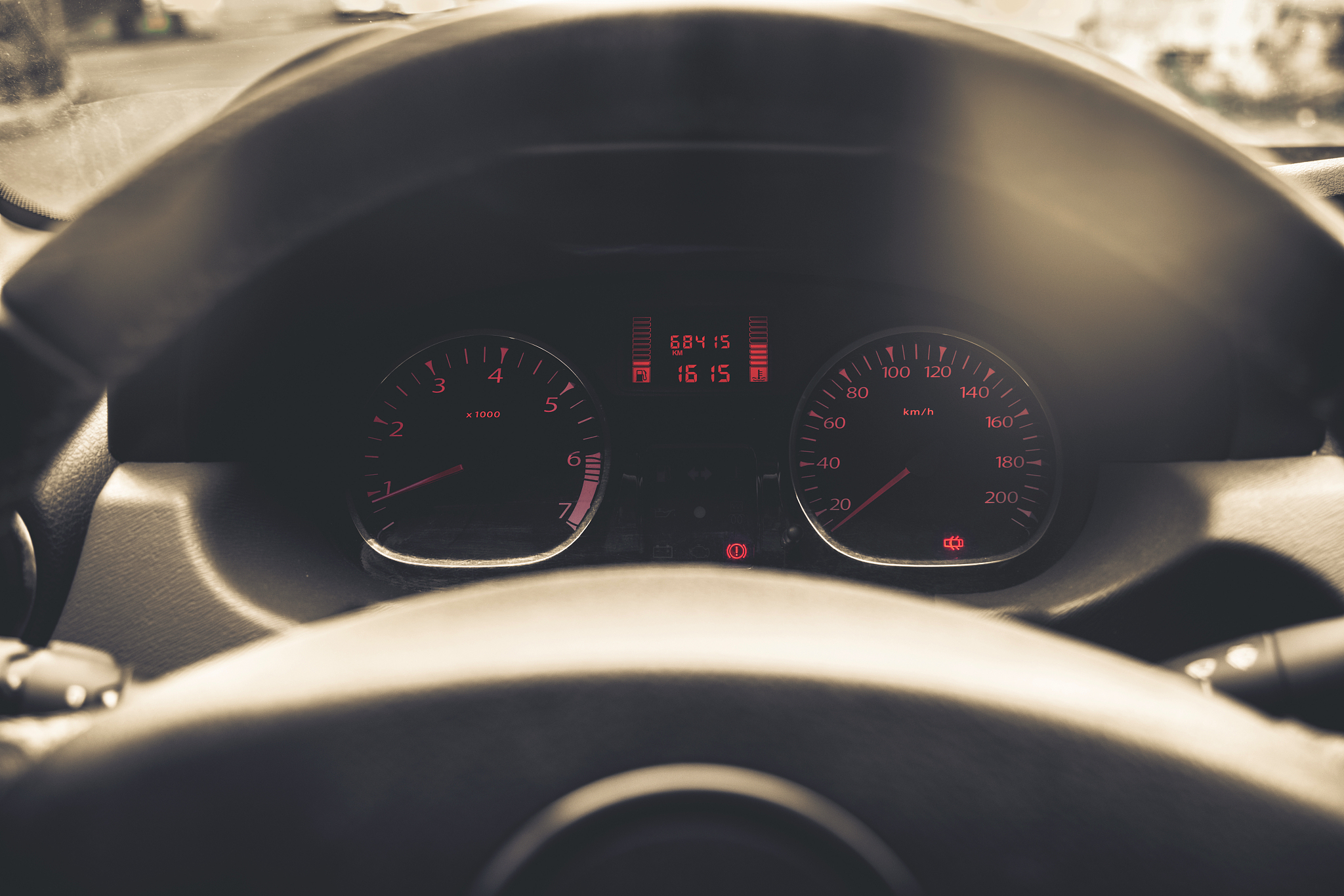 car dashboard