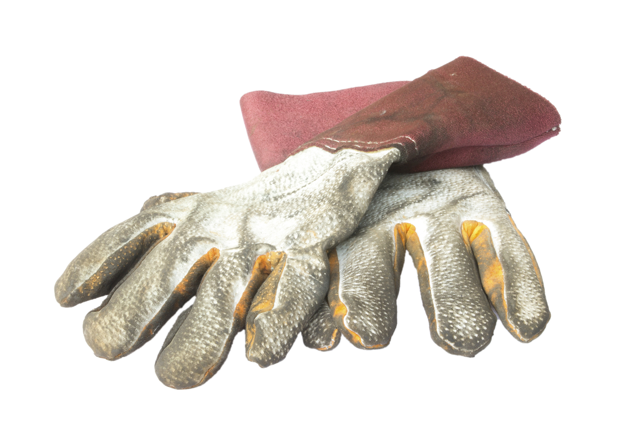 old weld gloves