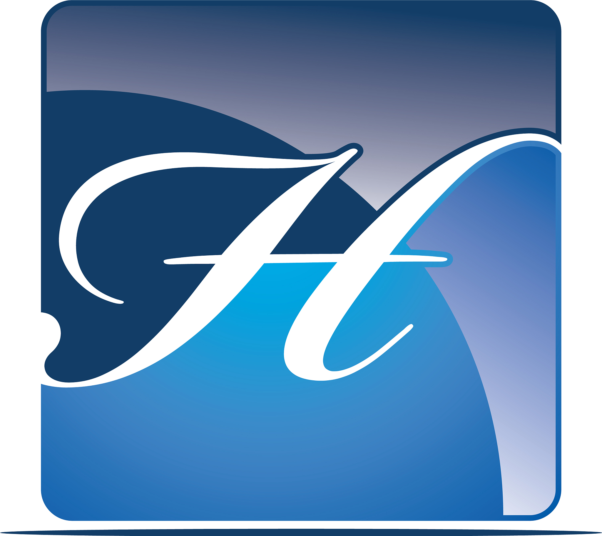 letter h logo design template