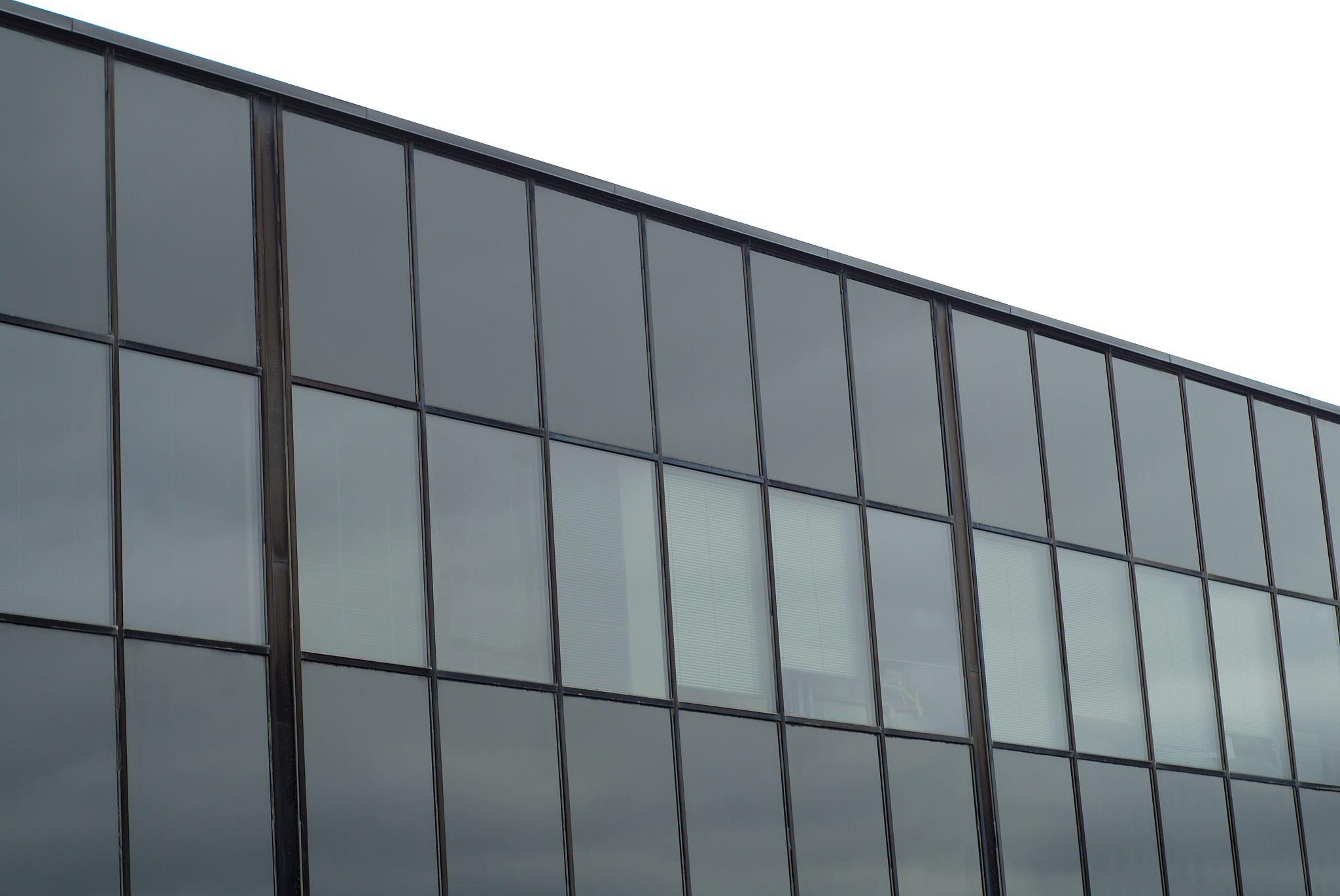 glass windows building commercial office facade