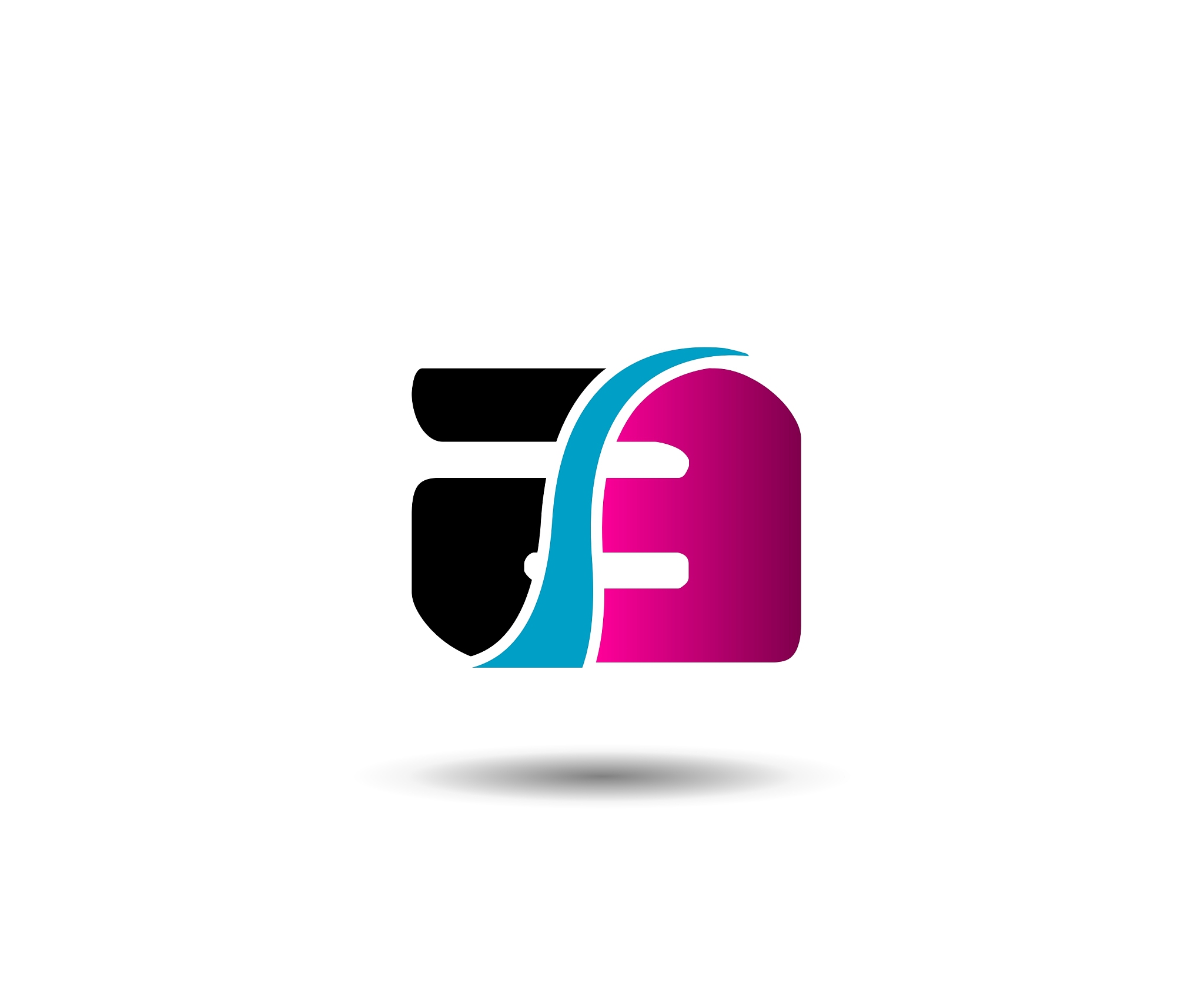 letter a logo icon design template elements