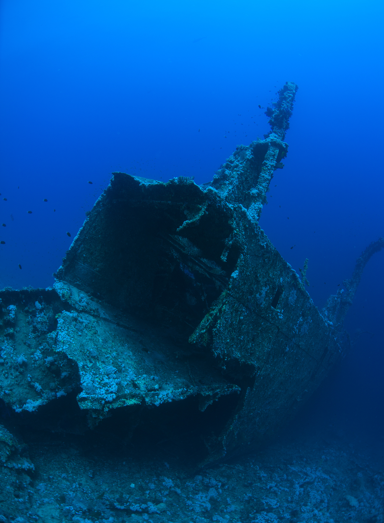 underwater shipwreck