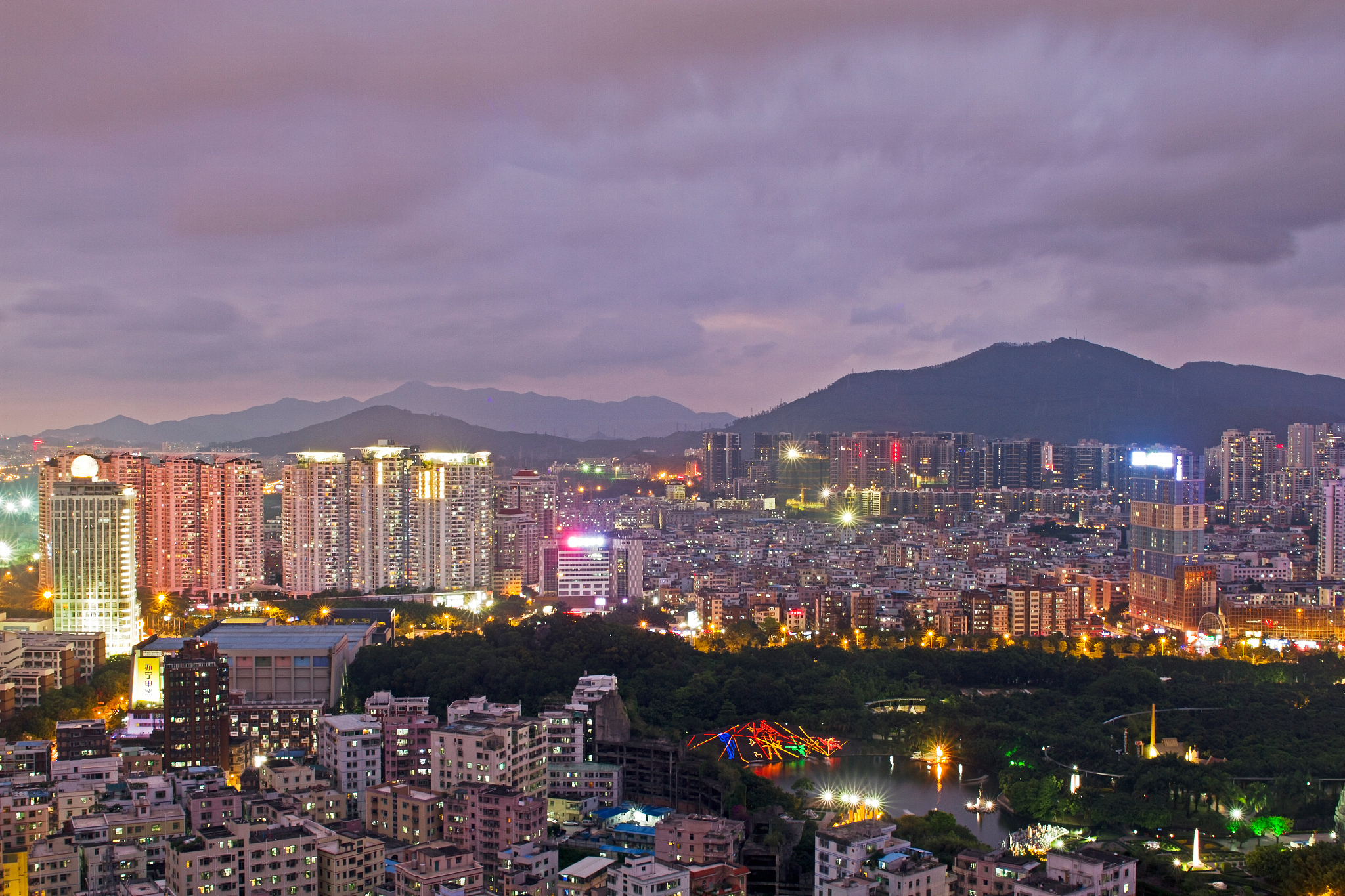 view of shenzhen cityscape