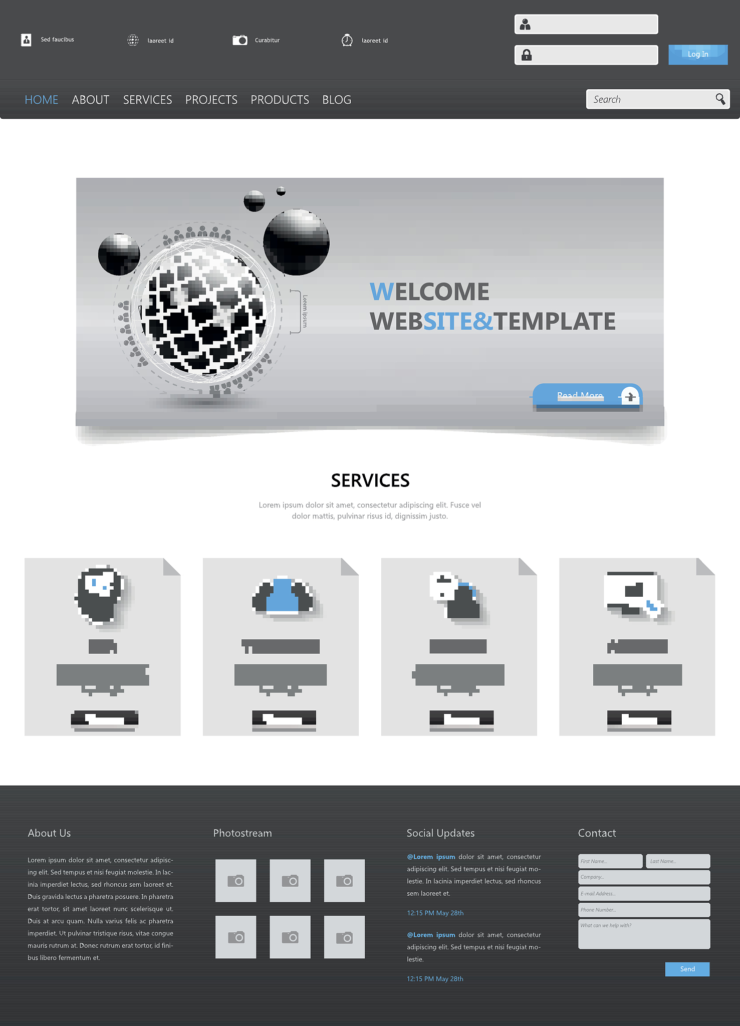 website template