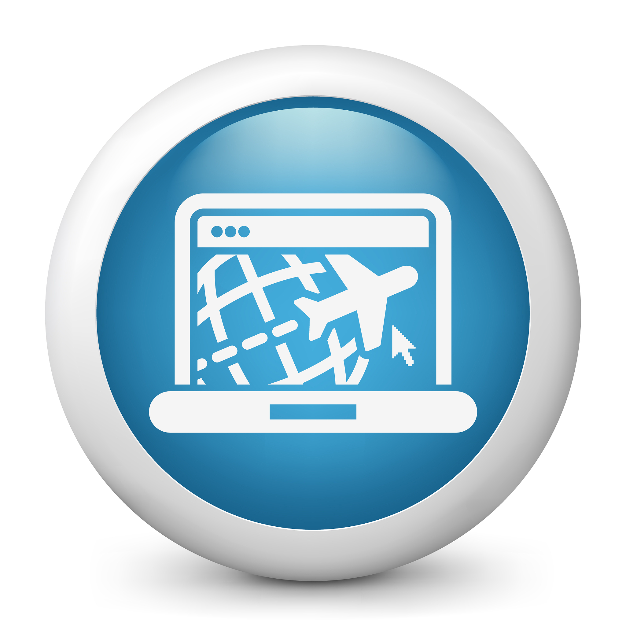 travel web agency icon