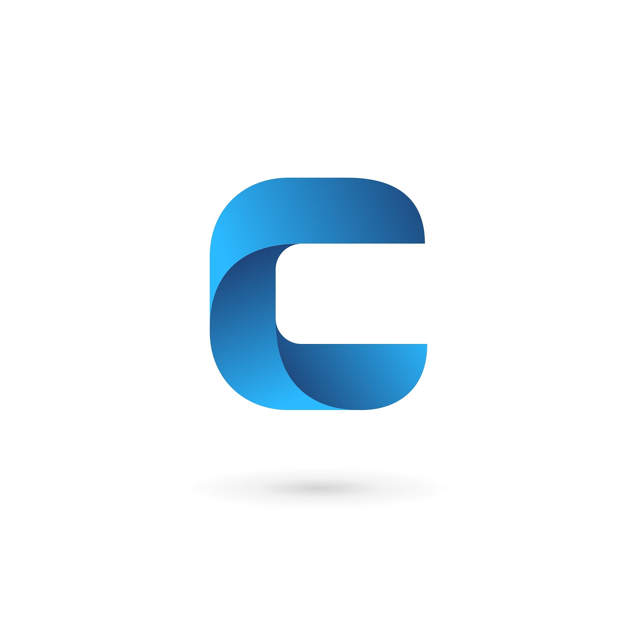 letter c logo icon design template elements