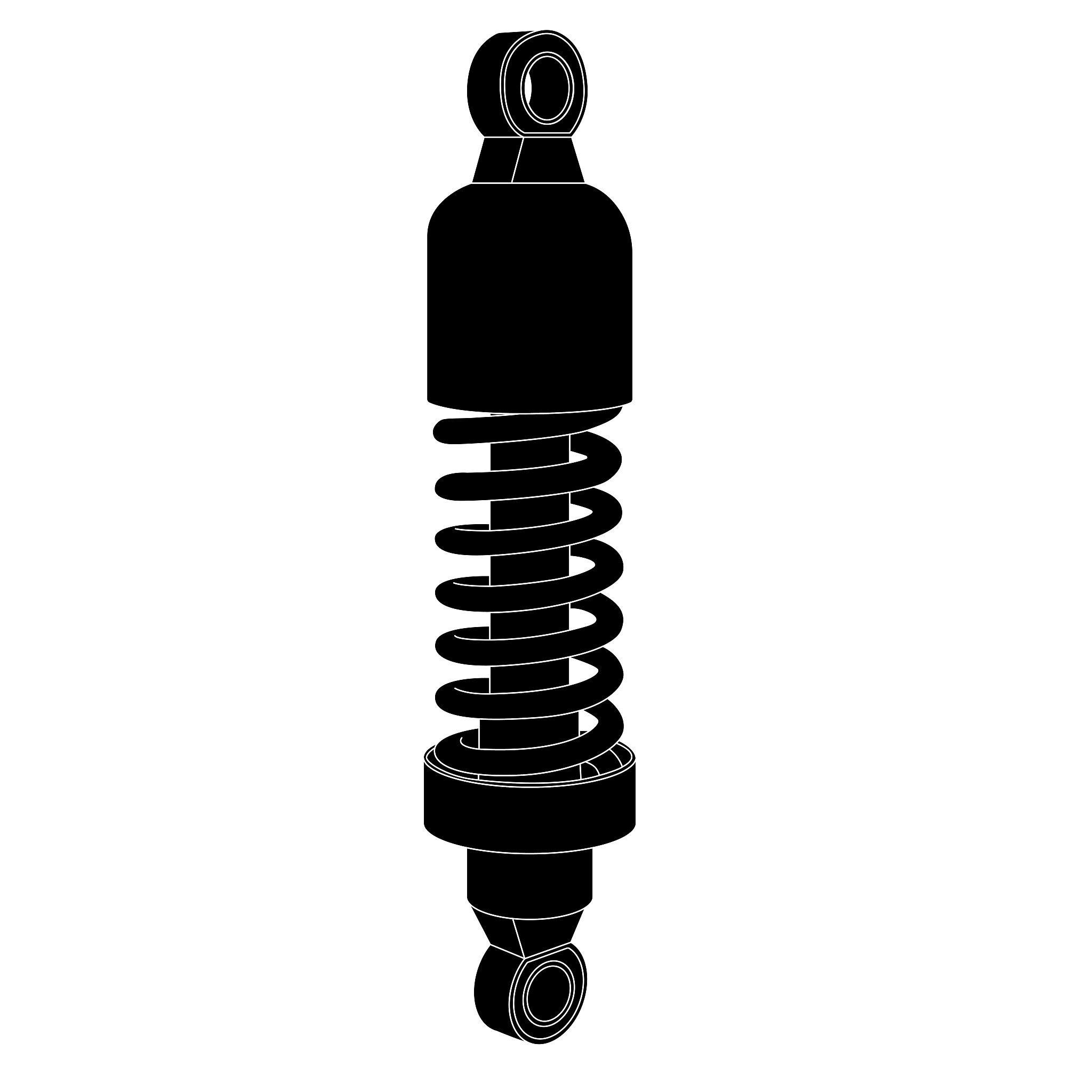 液压减震器工作过程