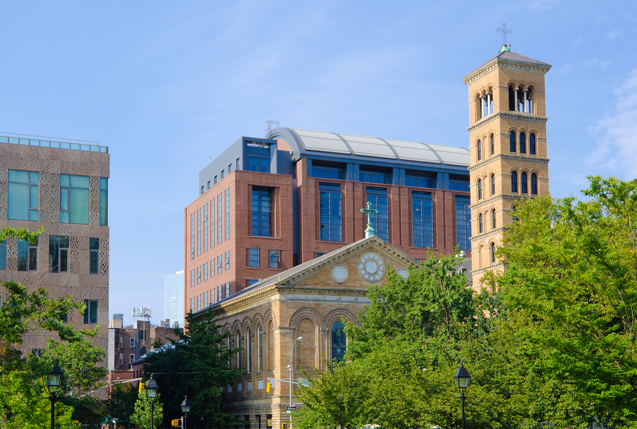college buildings at new york university in greenwich village
