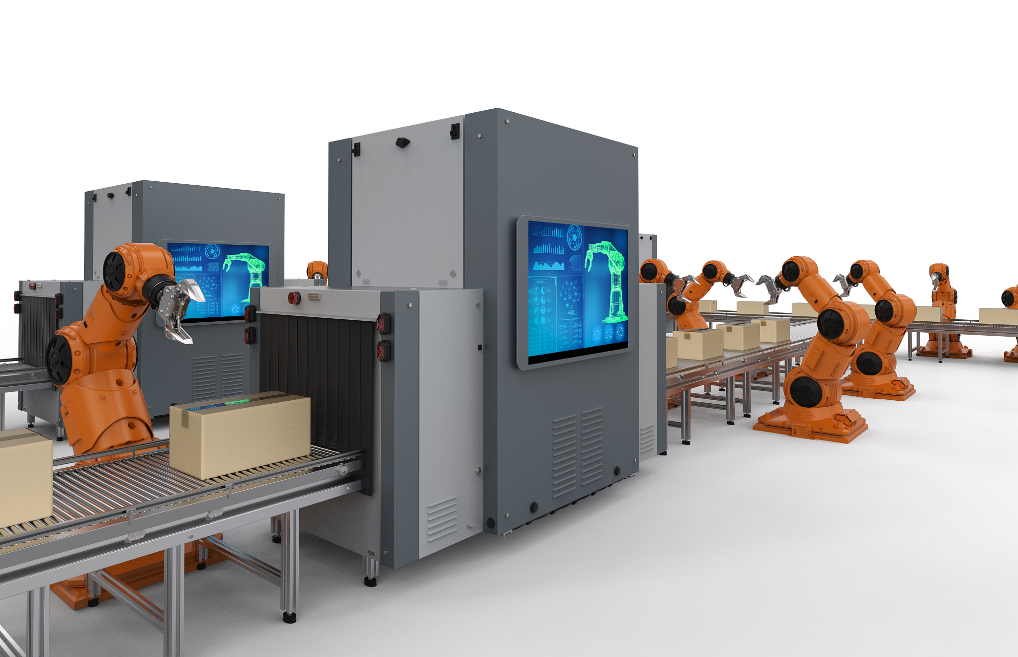 robot assembly line